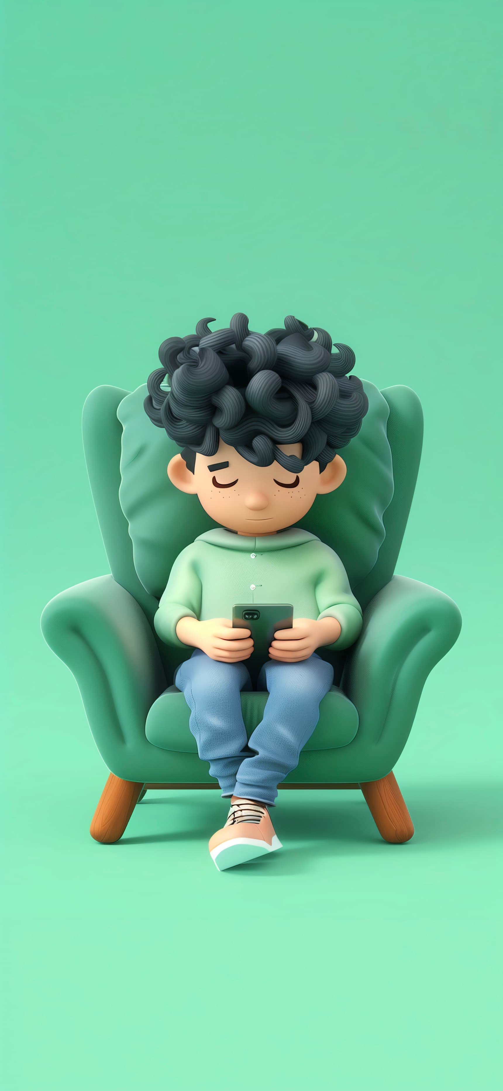 Cozy Coder - free phone wallpaper