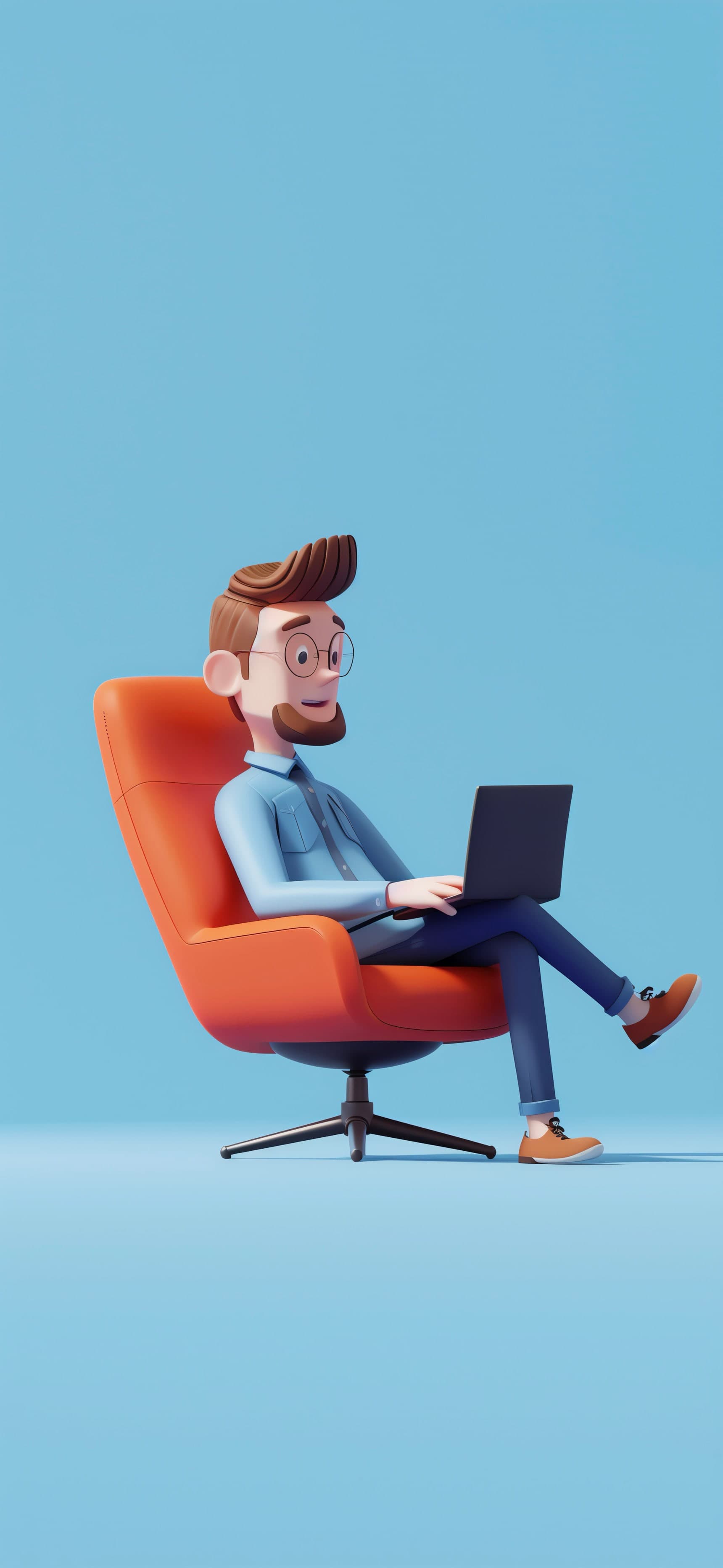 Remote Work Vibes - free phone wallpaper