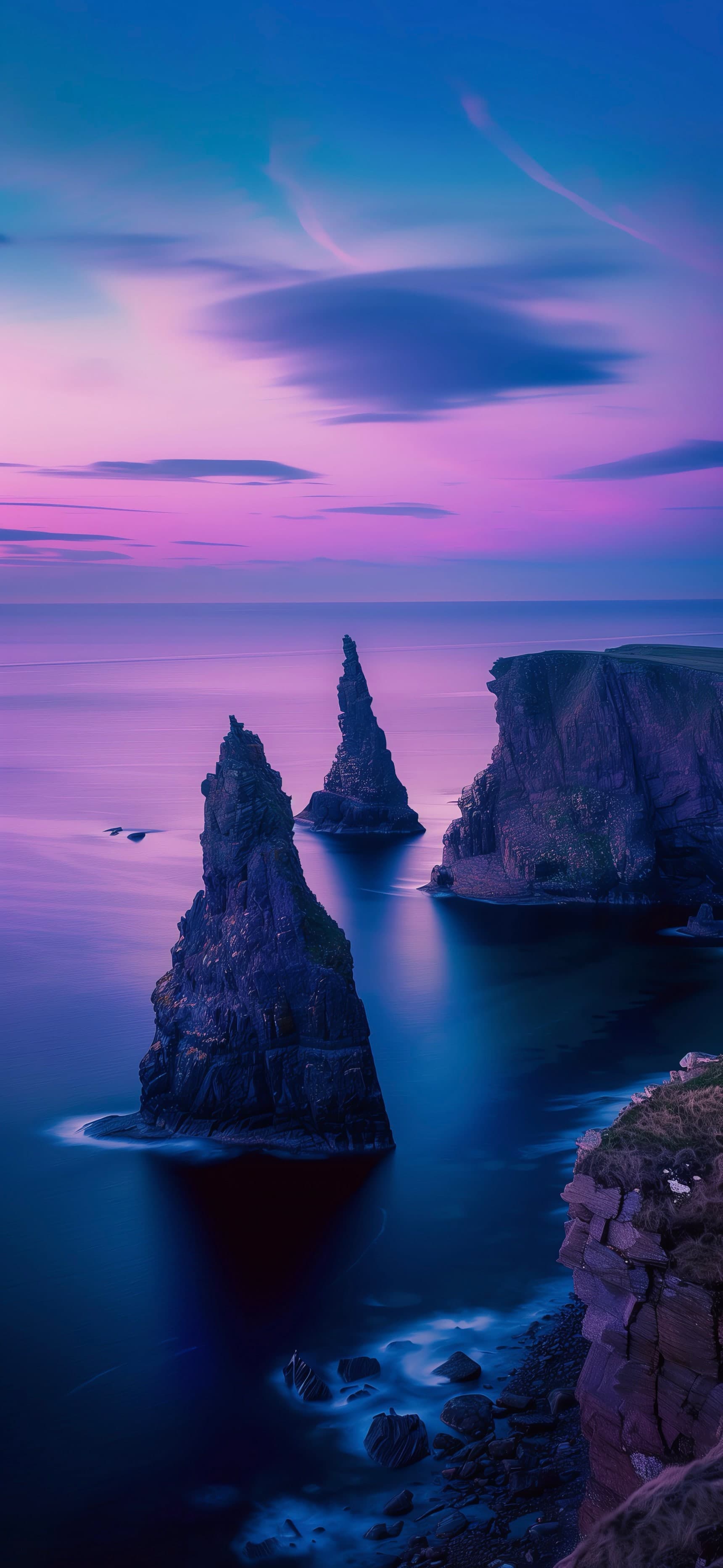 Violet Horizon - free phone wallpaper