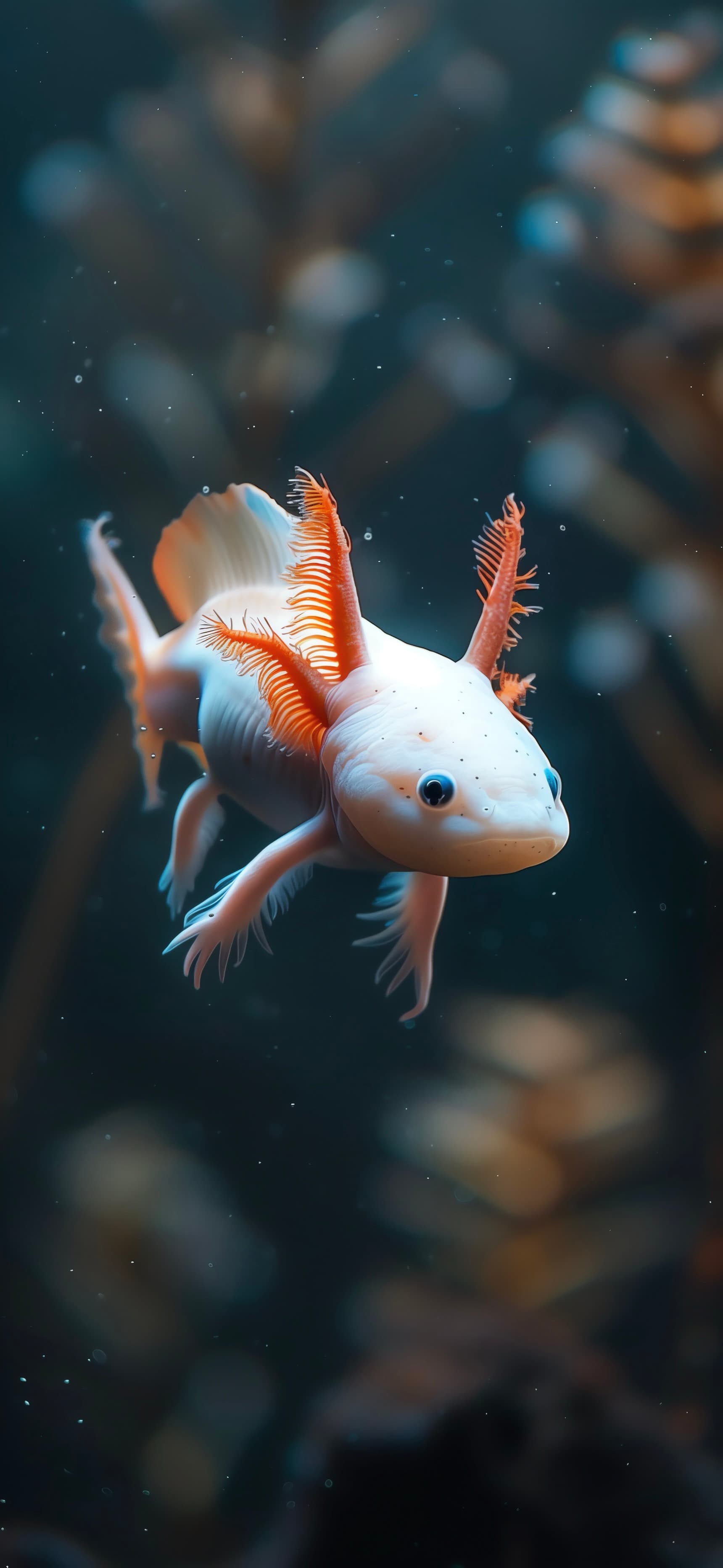 Soft Swimmer - free phone wallpaper
