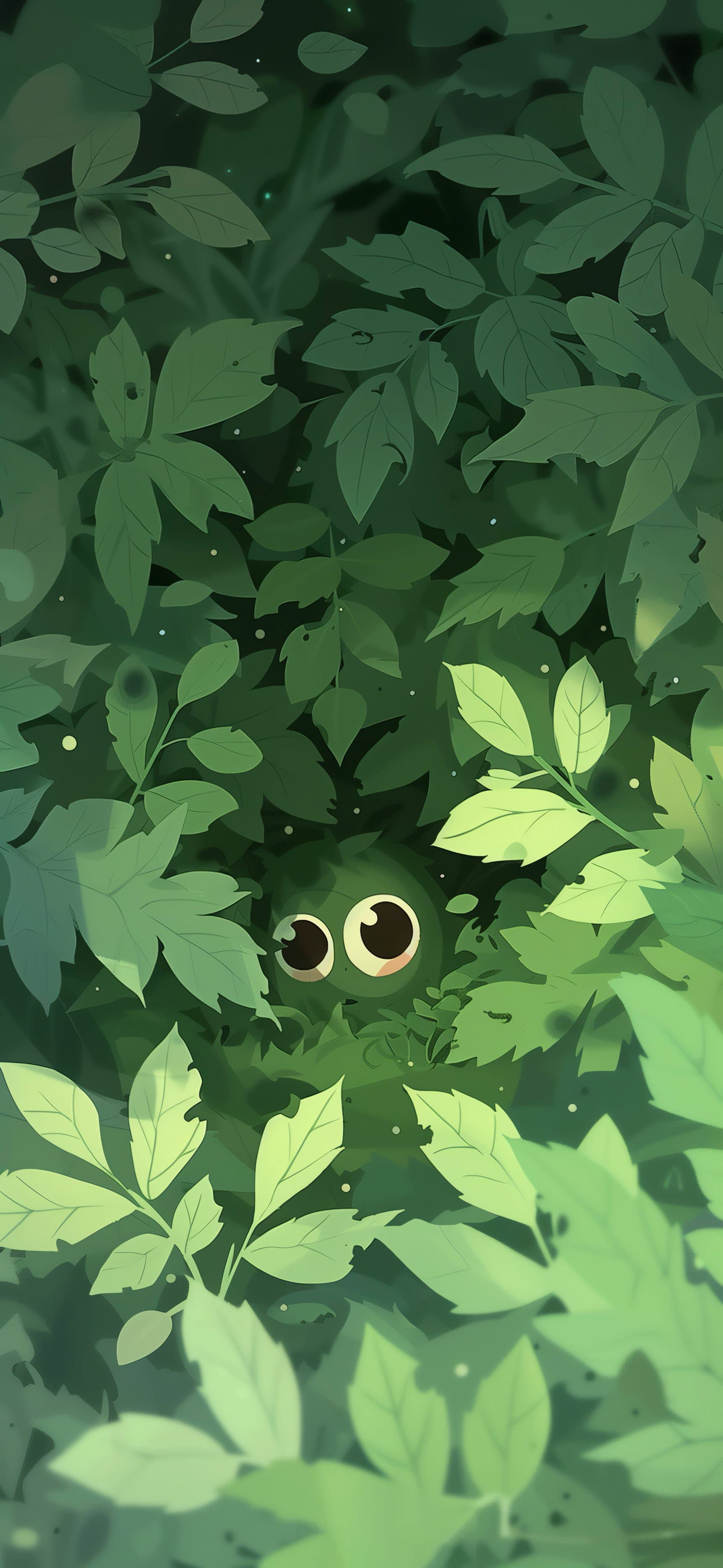 Leaf Peek - free phone wallpaper