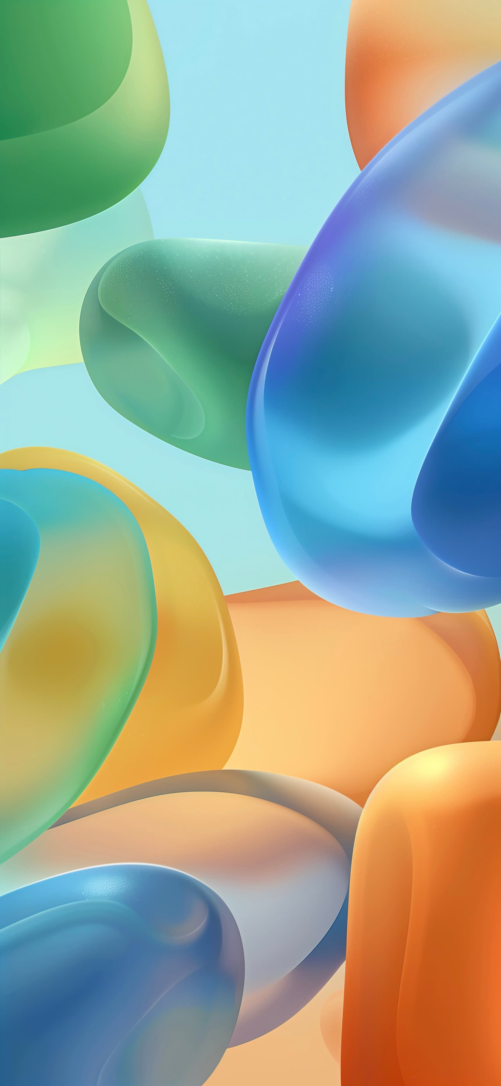 Soft Orbs 3 - free phone wallpaper