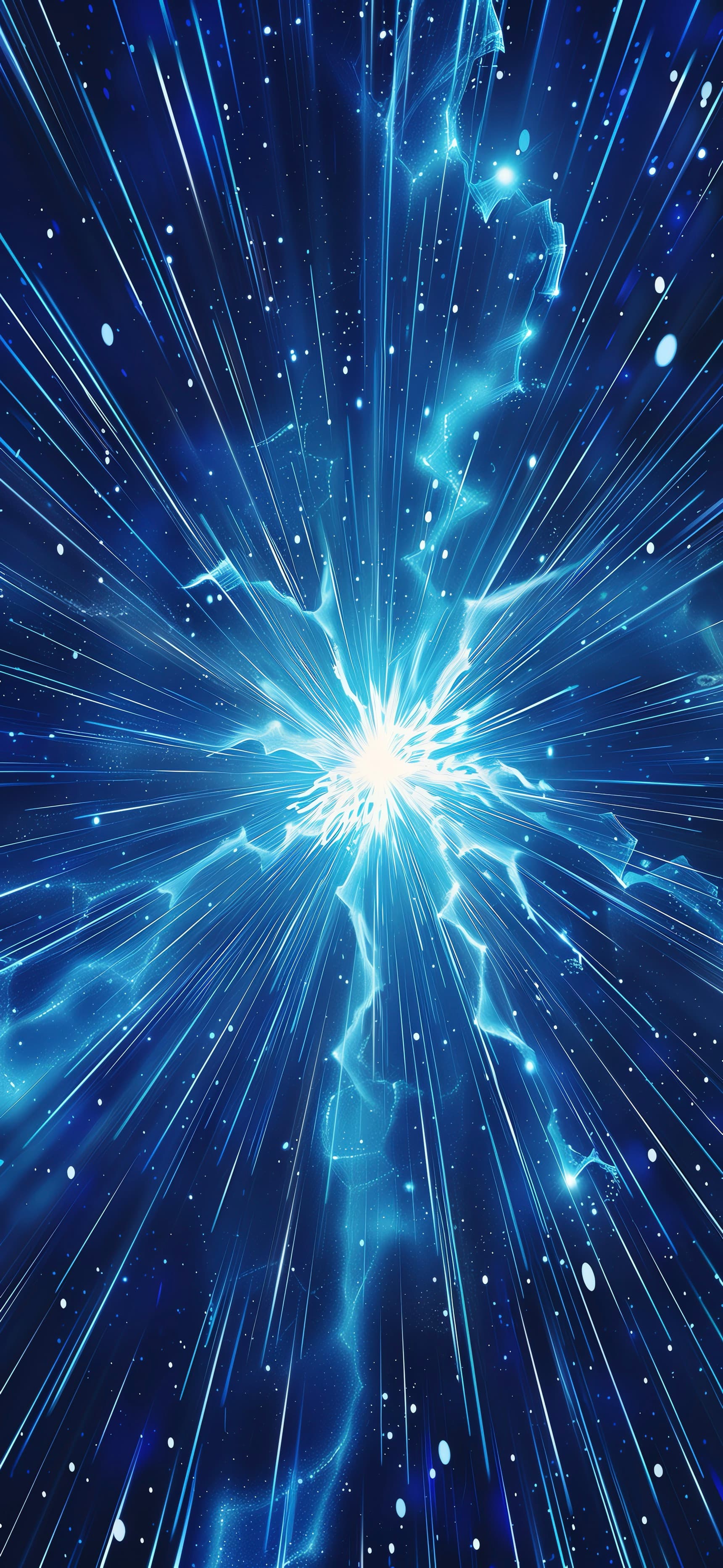 Blue Nova - free phone wallpaper