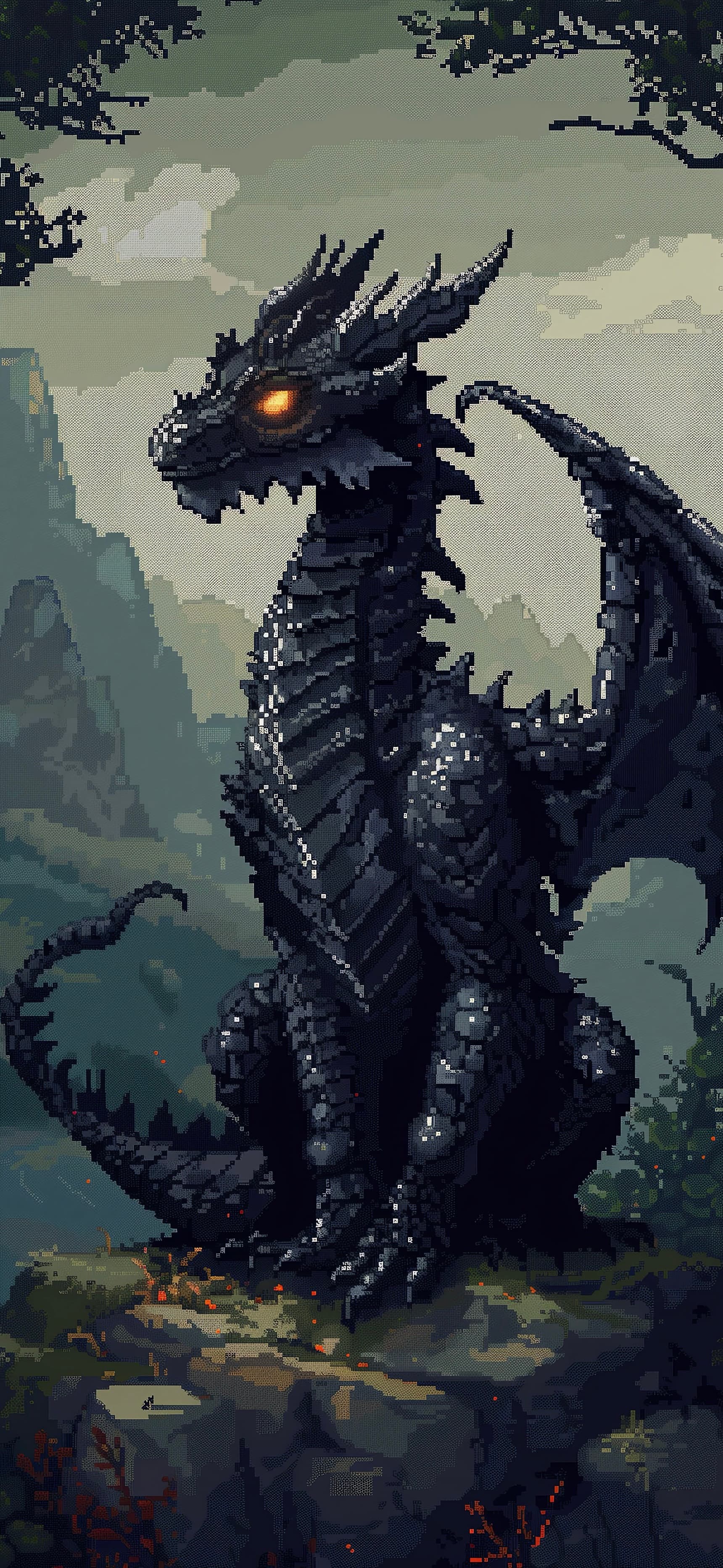 Shadow Scales - free phone wallpaper