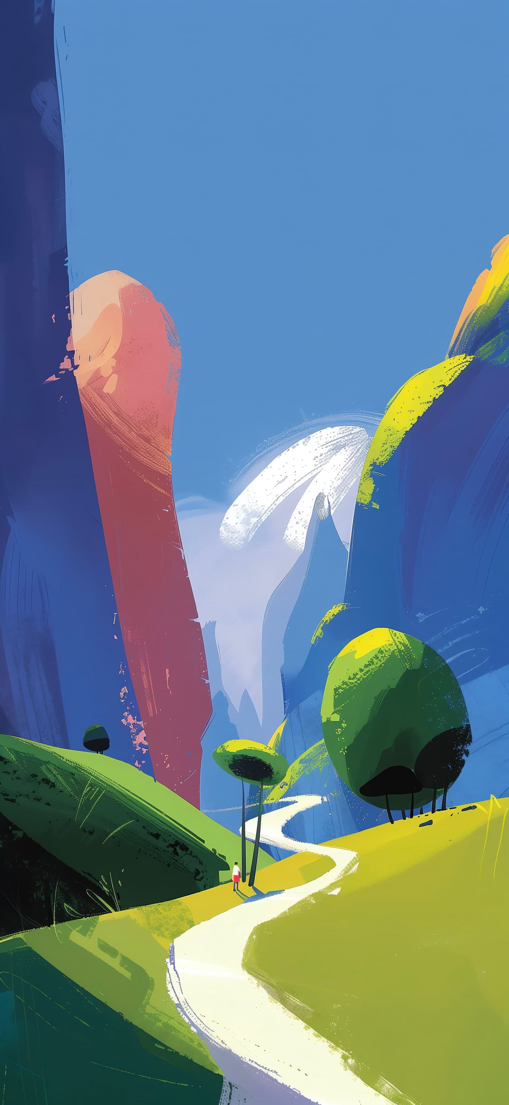 Curved Horizon - free phone wallpaper