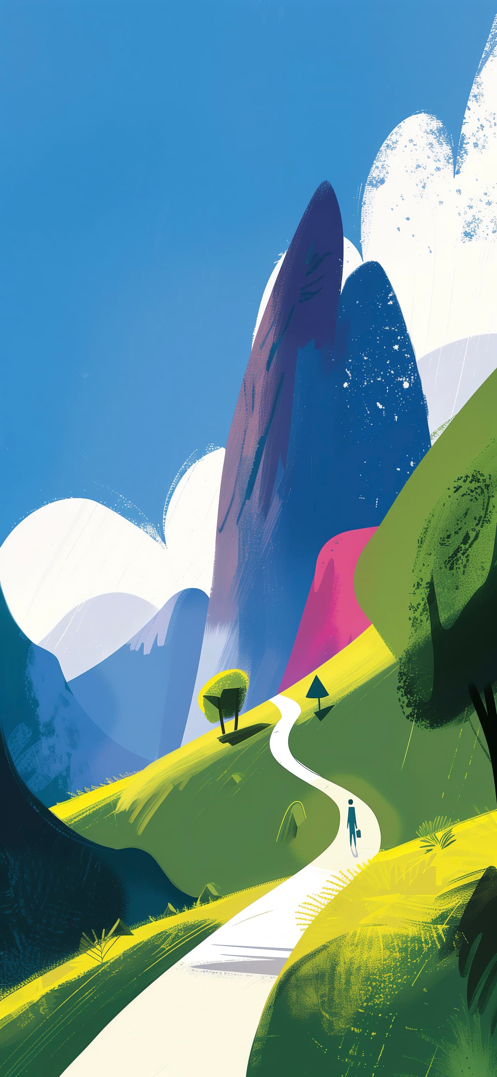 Soft Hills - free phone wallpaper