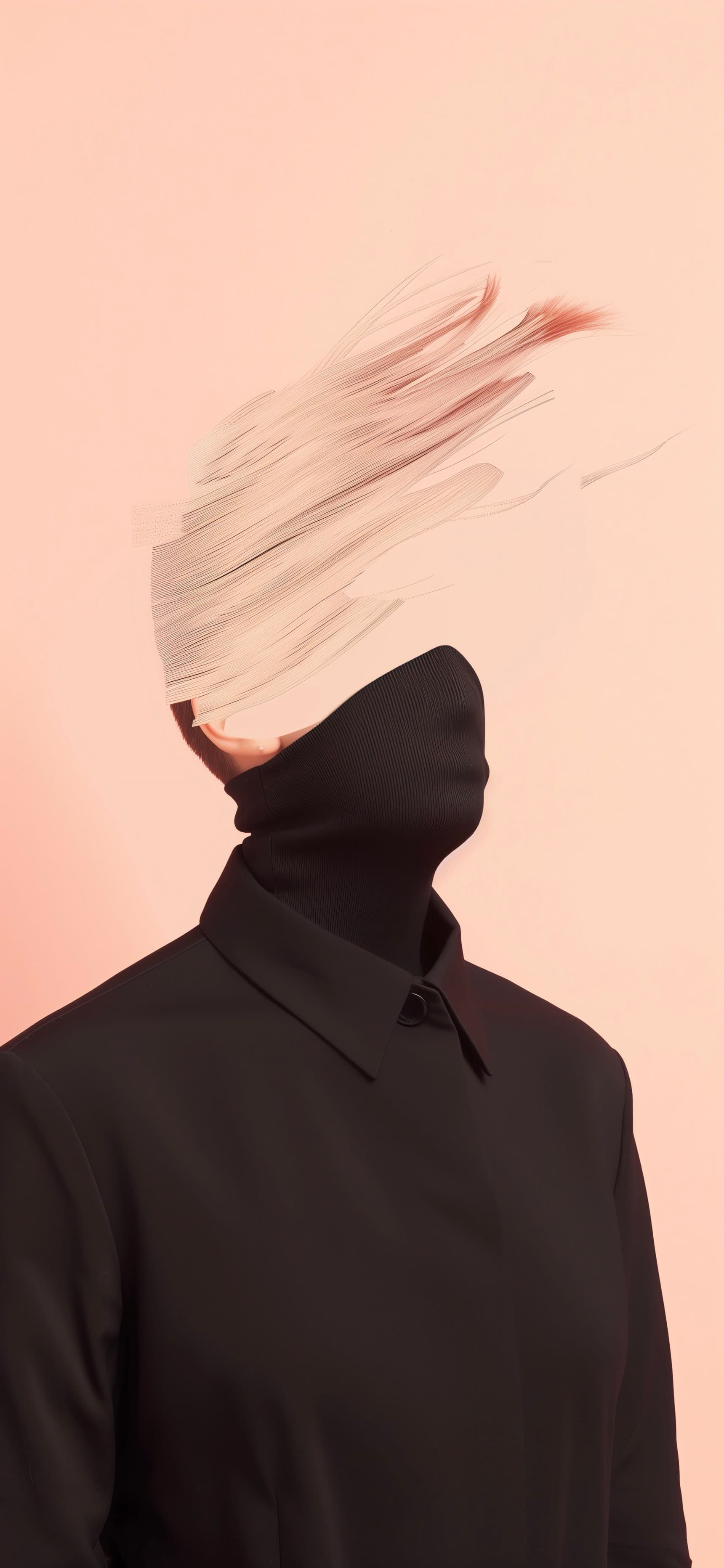 Headless Brushstroke - free phone wallpaper