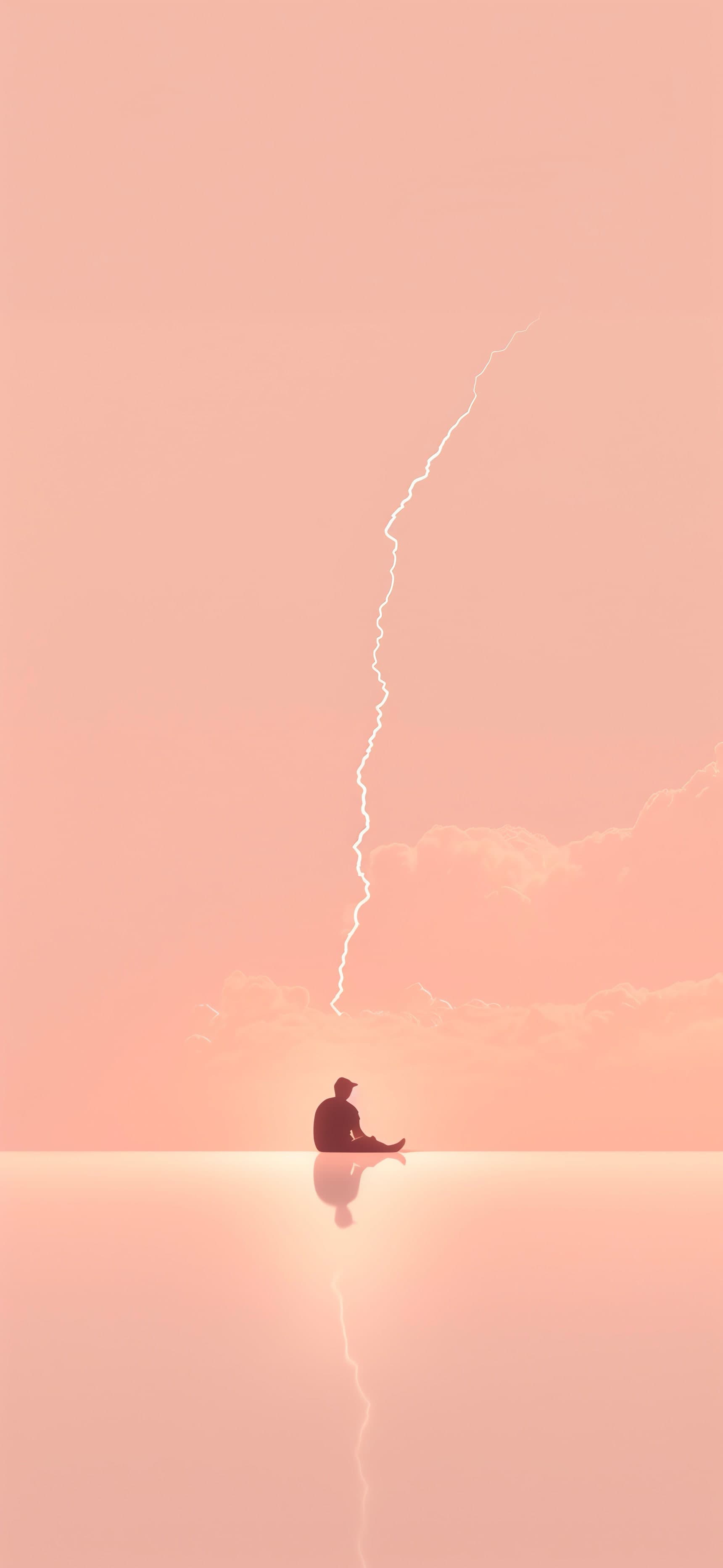 Lightning Calm - free phone wallpaper