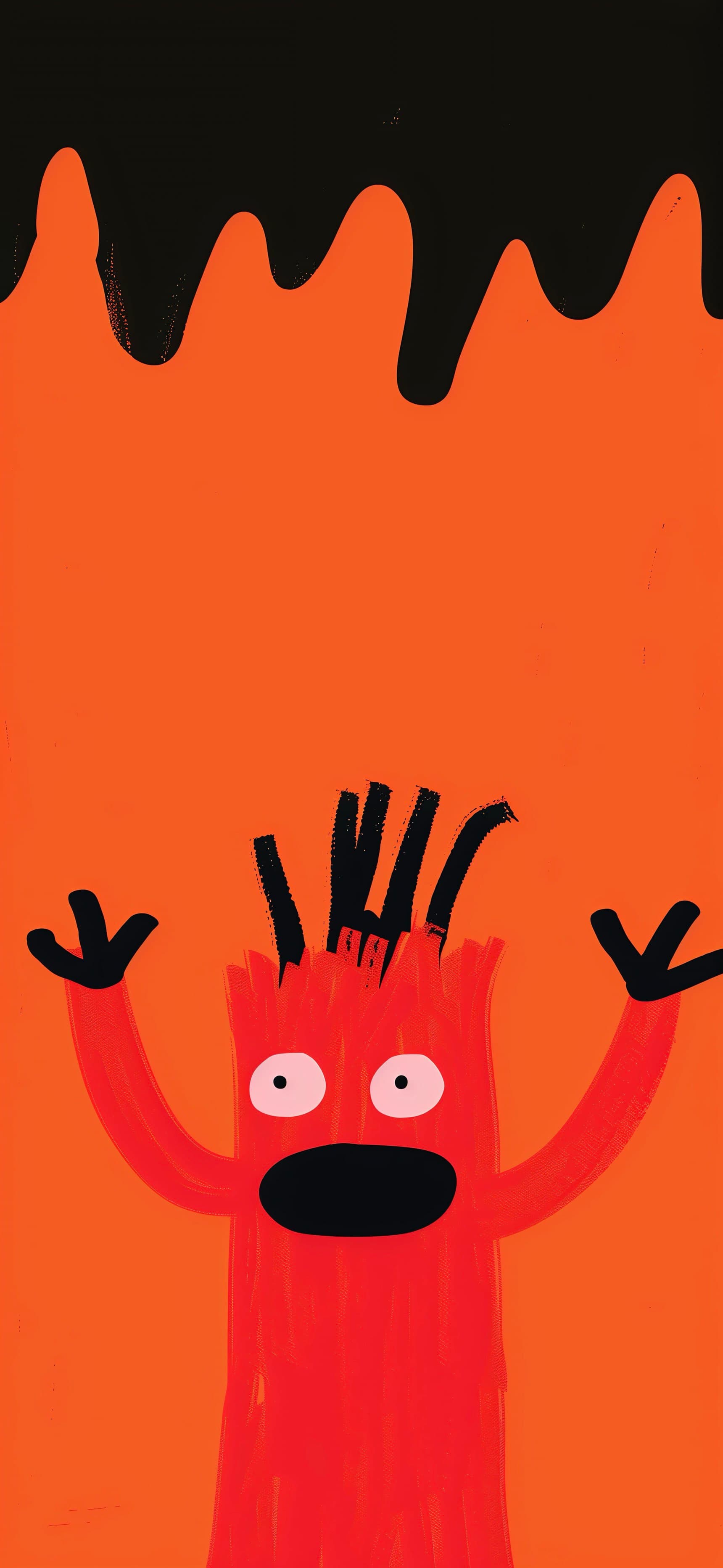Scream Drop - free phone wallpaper