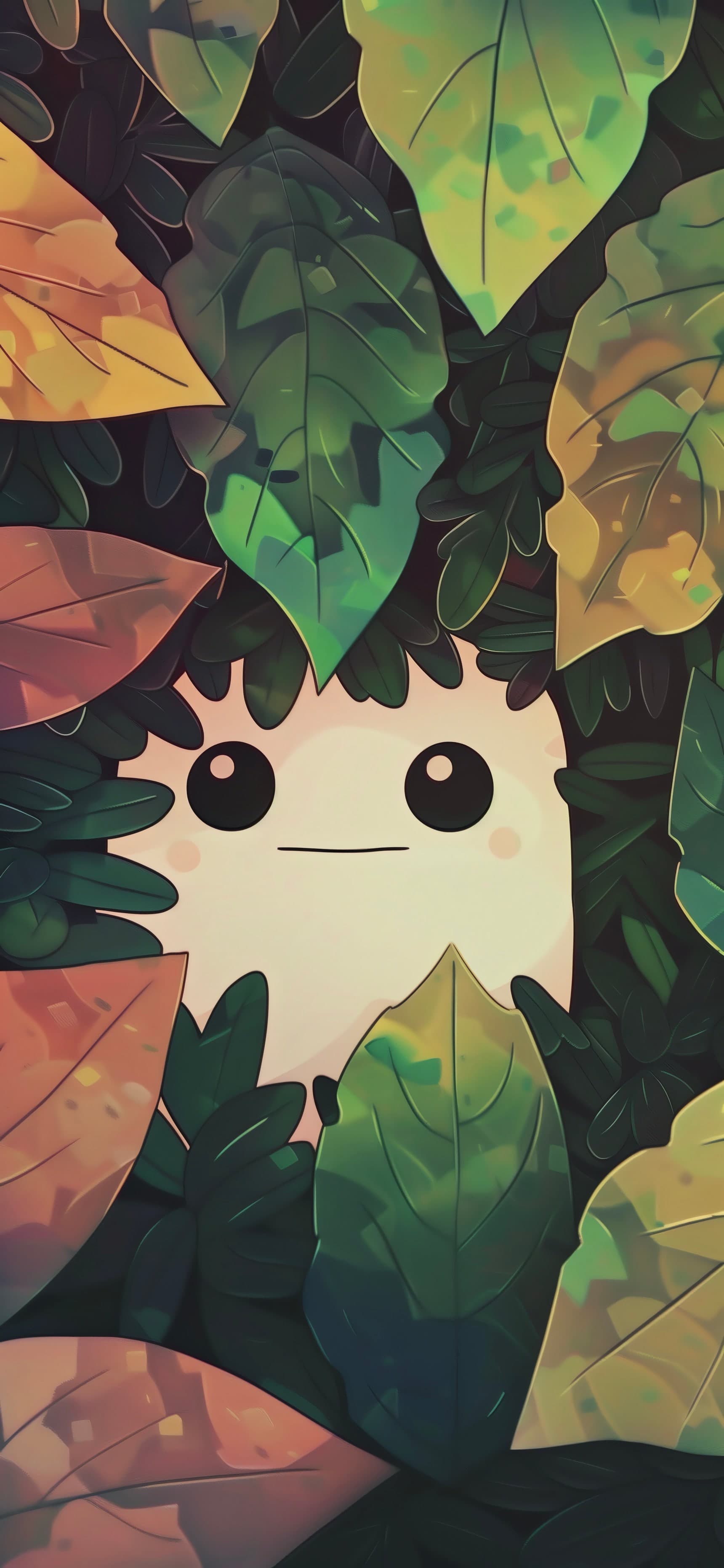 Hide & Leaf - free phone wallpaper