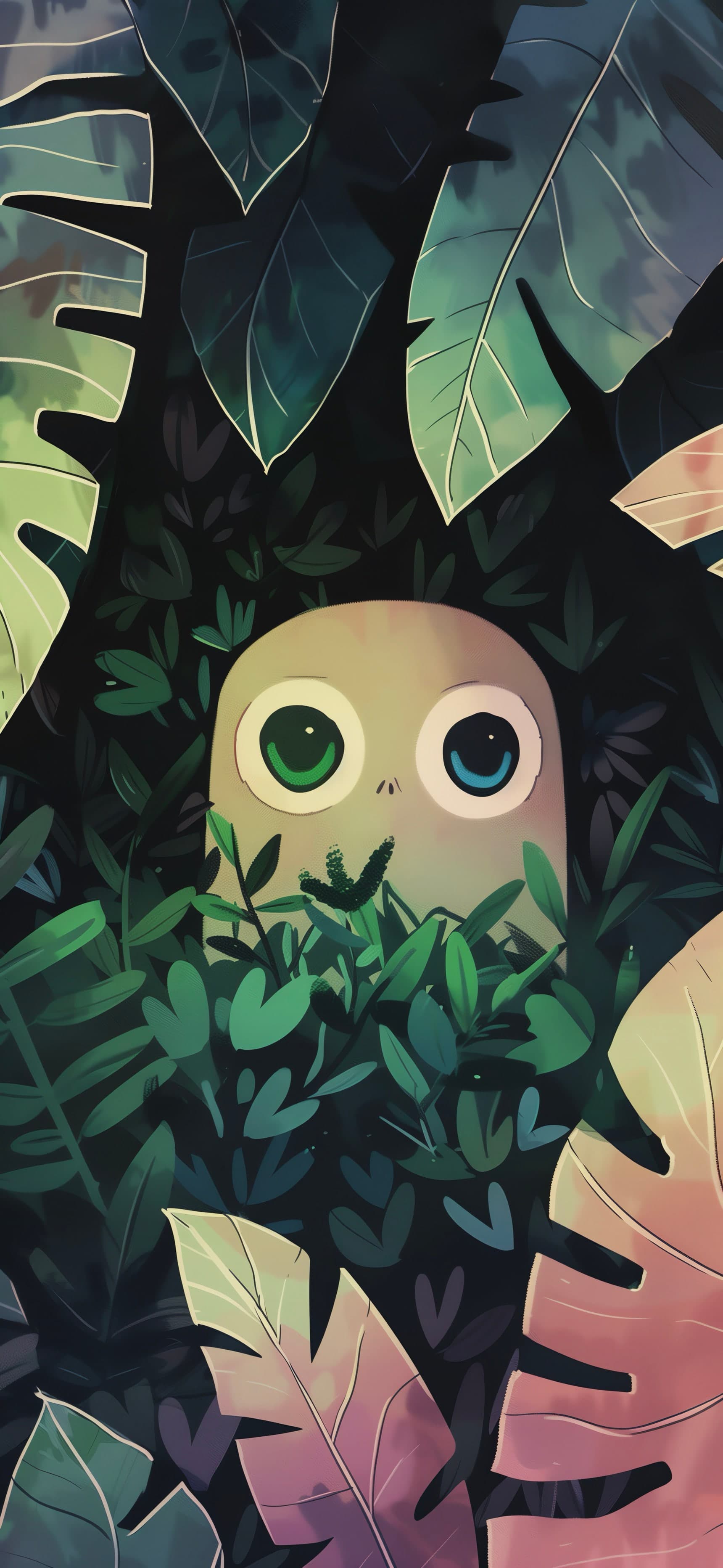 Jungle Peeker - free phone wallpaper