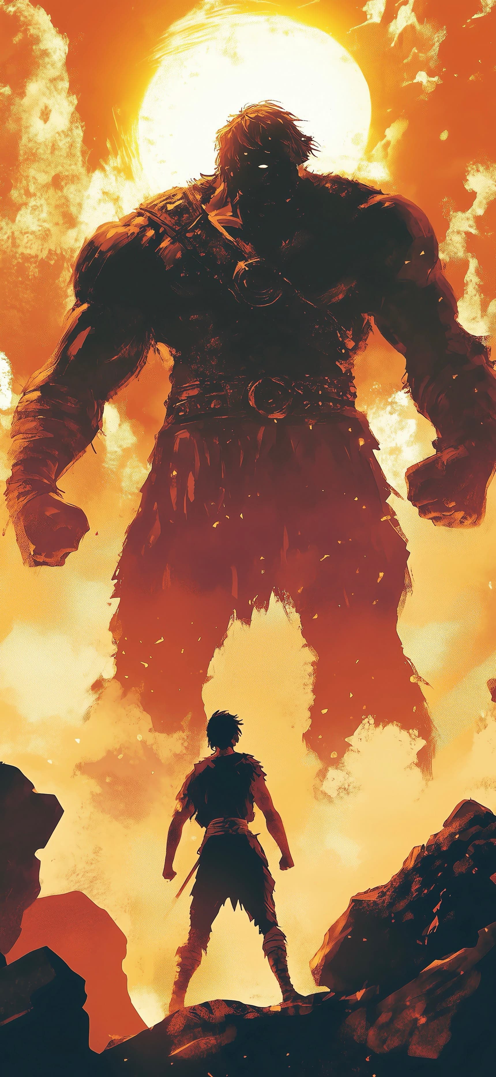 Inferno Duel - free phone wallpaper