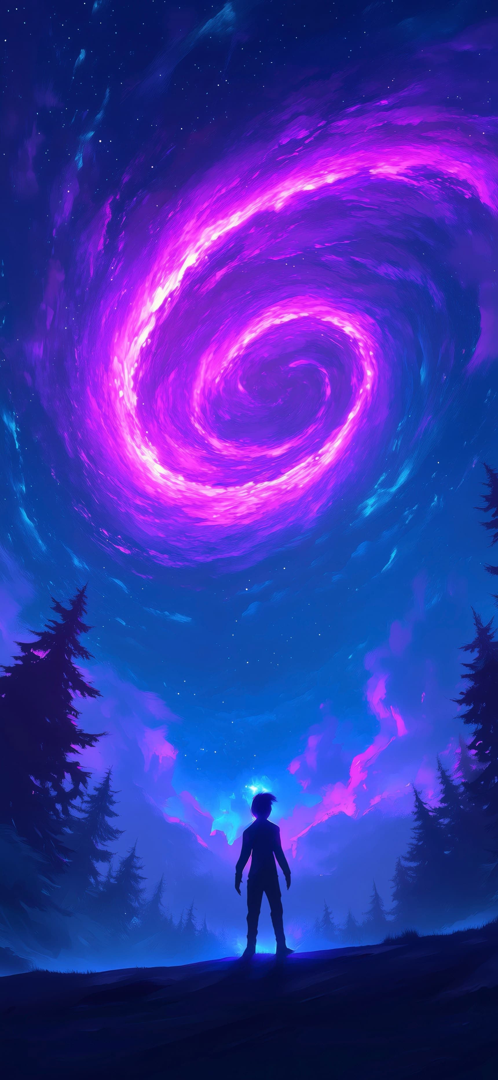 Cosmic Spiral - free phone wallpaper