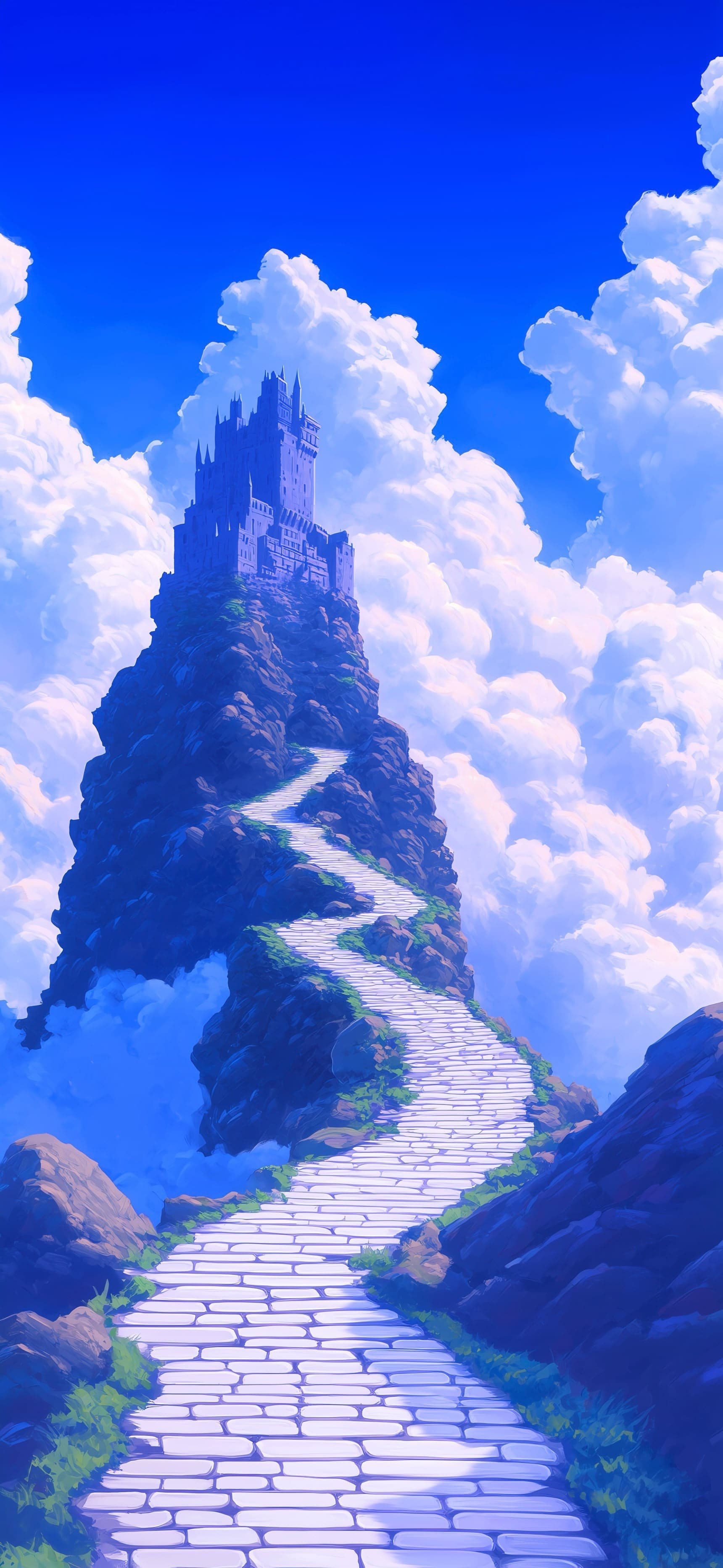 Path to the Sky - free phone wallpaper