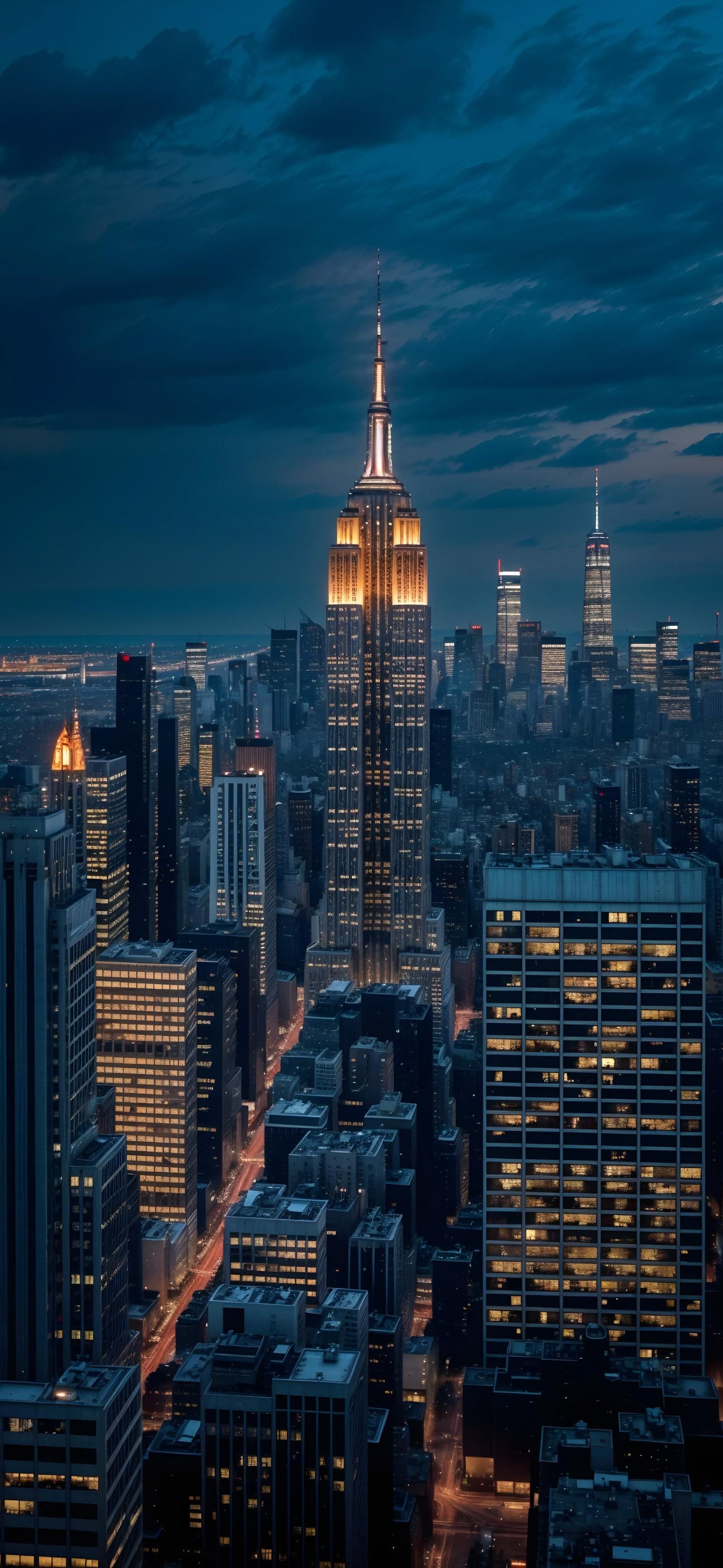 Gotham Lights - free phone wallpaper