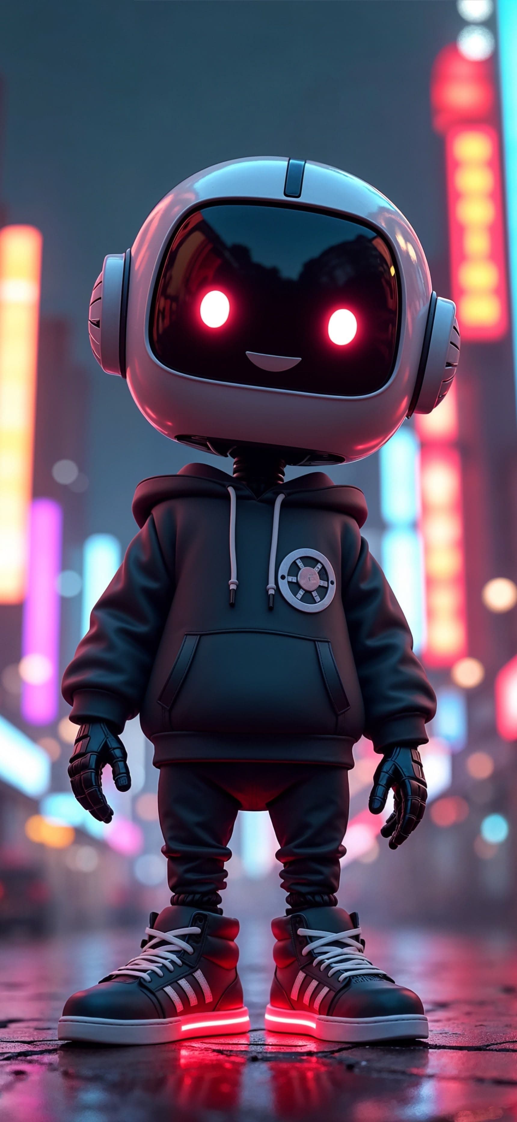 Urban Bot Style - free phone wallpaper