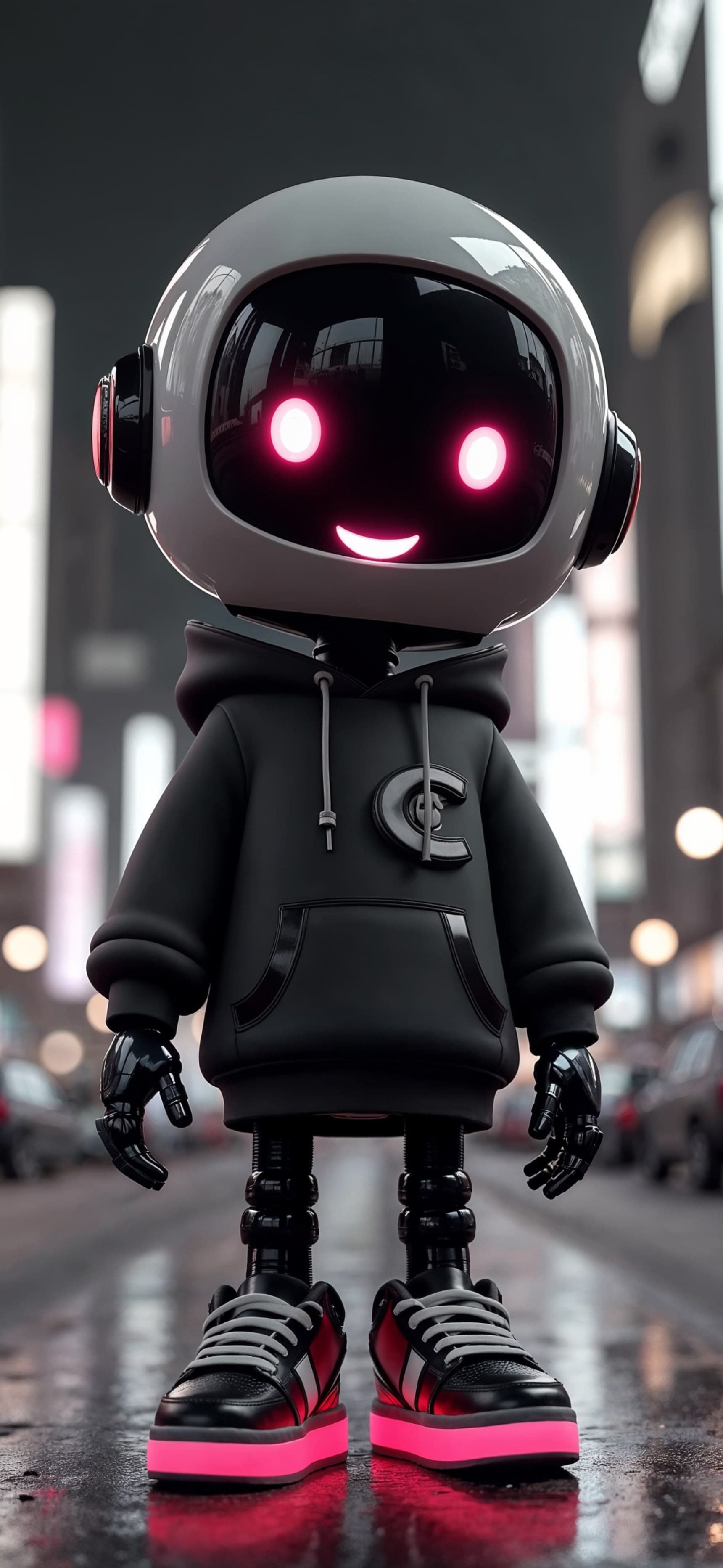 Chibi Techbot - free phone wallpaper