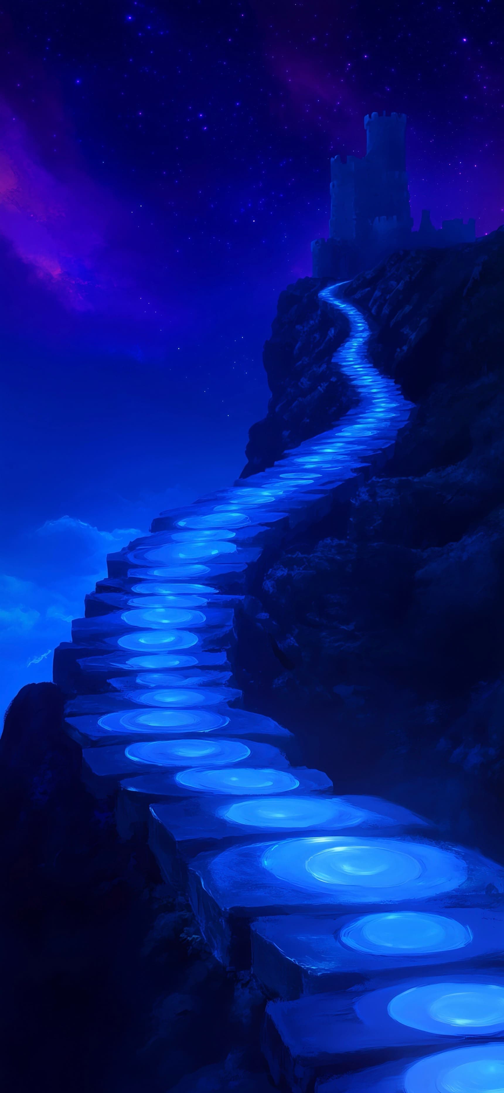 Path to the Stars - free phone wallpaper