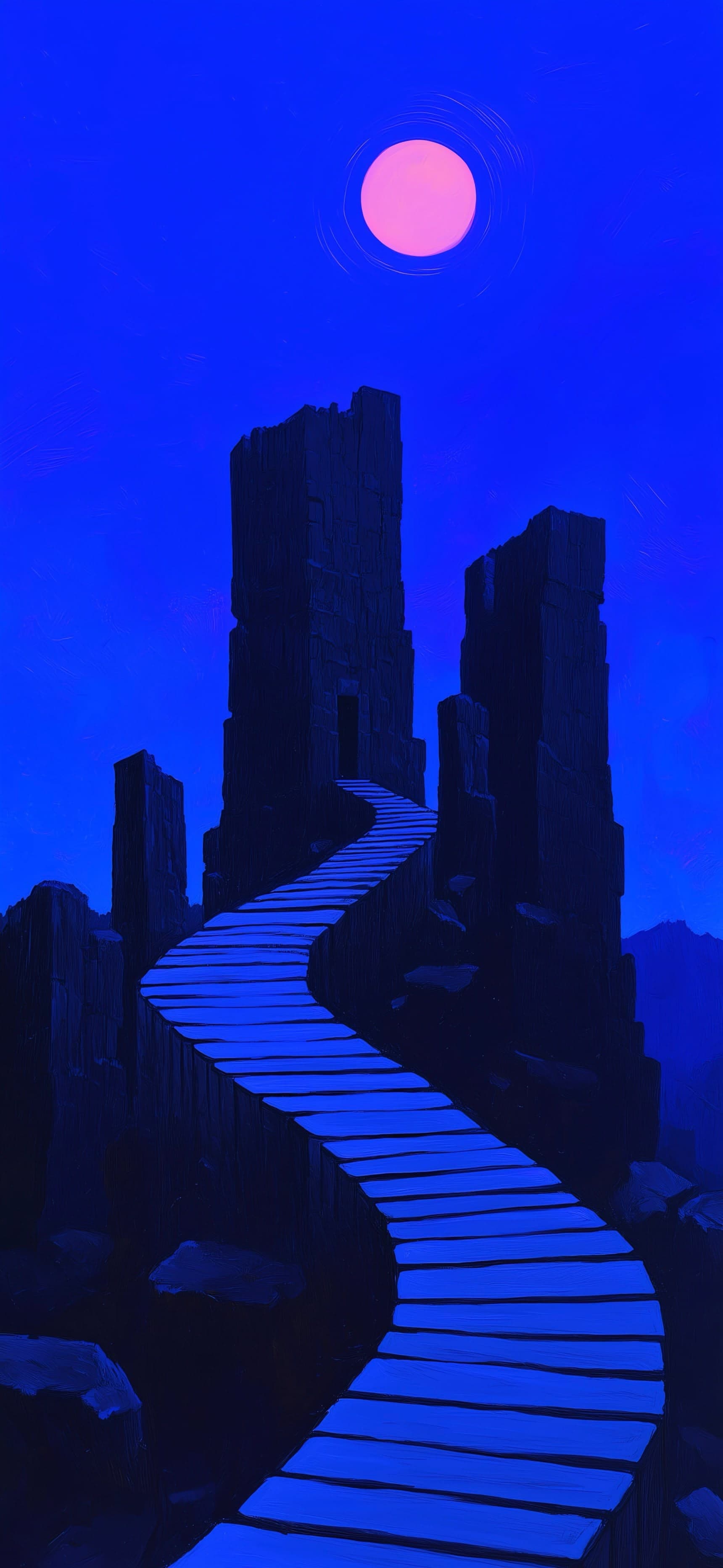 Sky Path - free phone wallpaper
