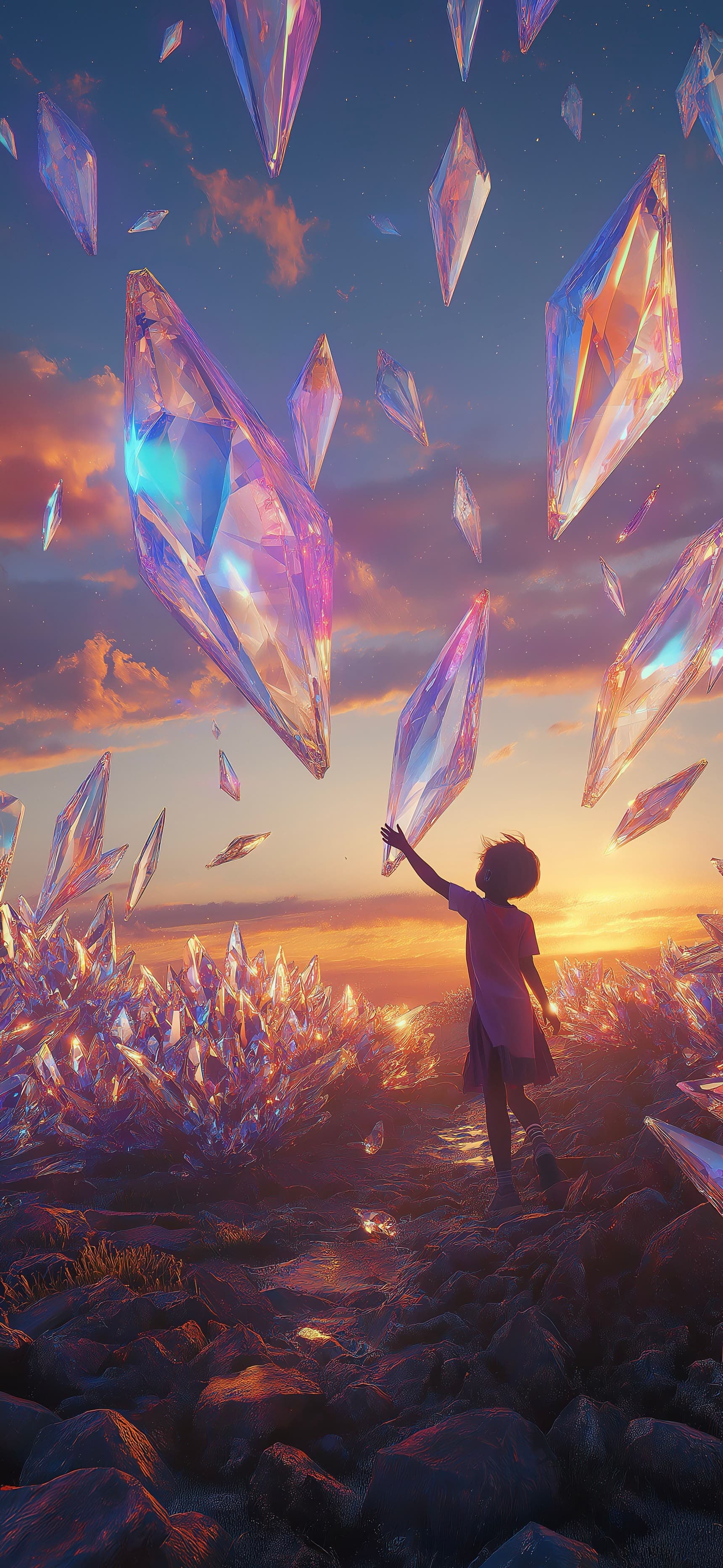 Crystal Summon - free phone wallpaper
