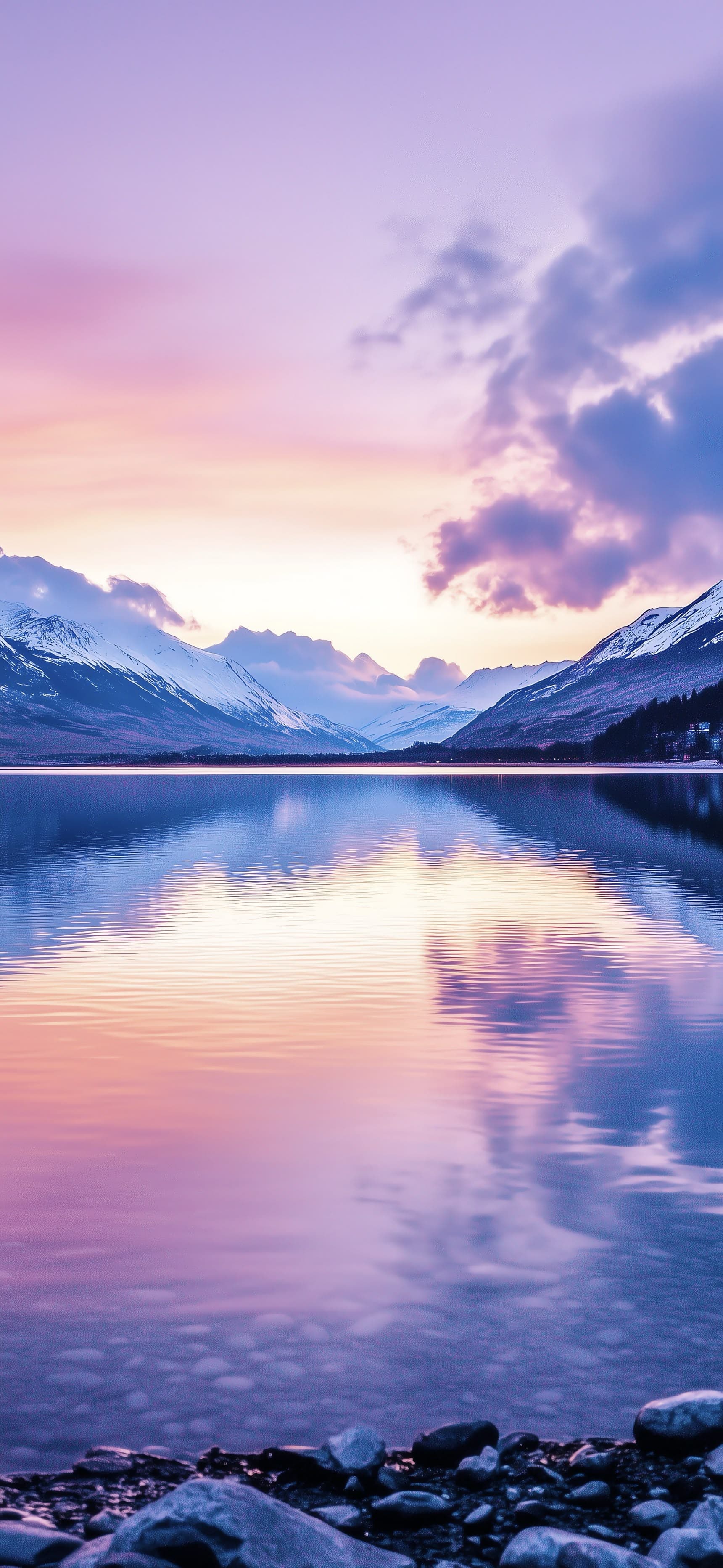 Lavender Mirror - free phone wallpaper