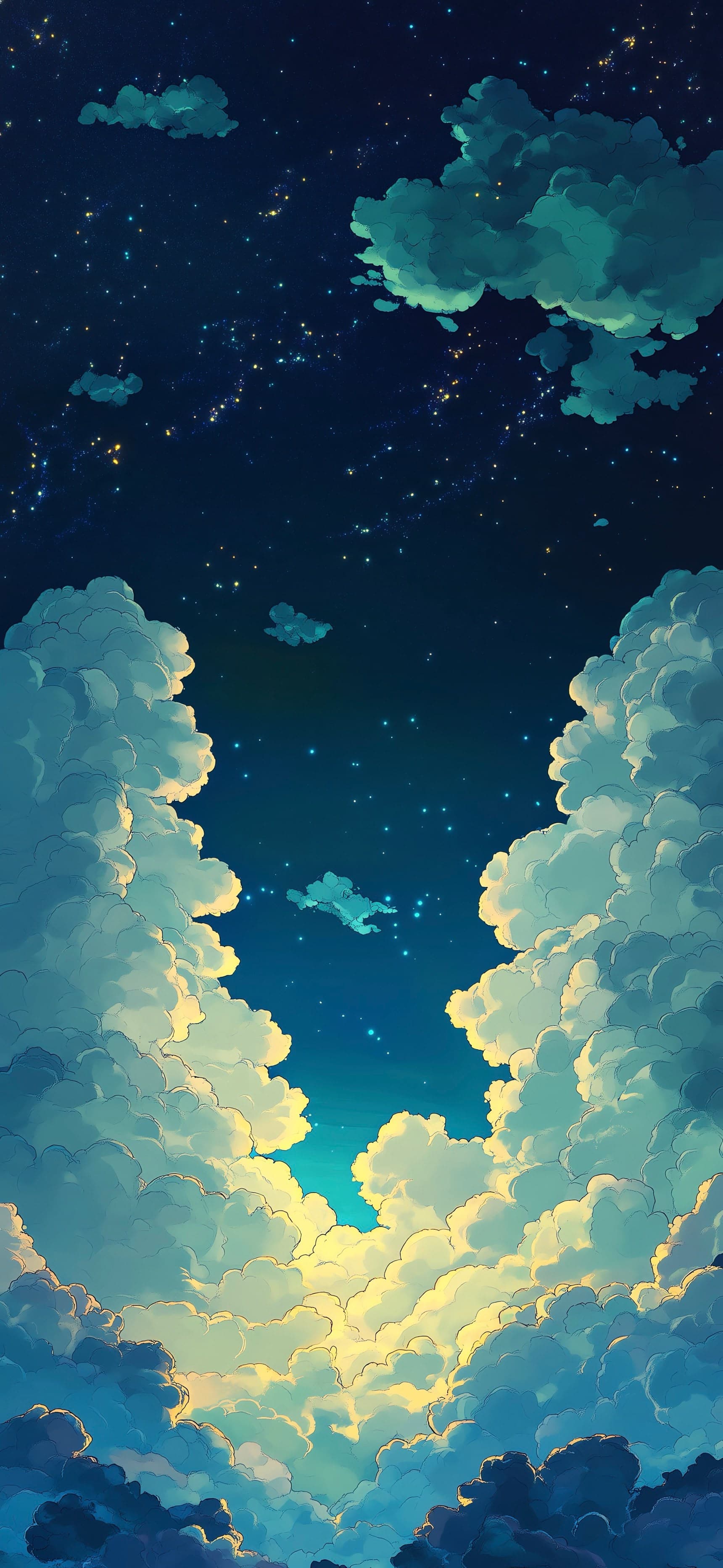 Celestial Awakening - free phone wallpaper