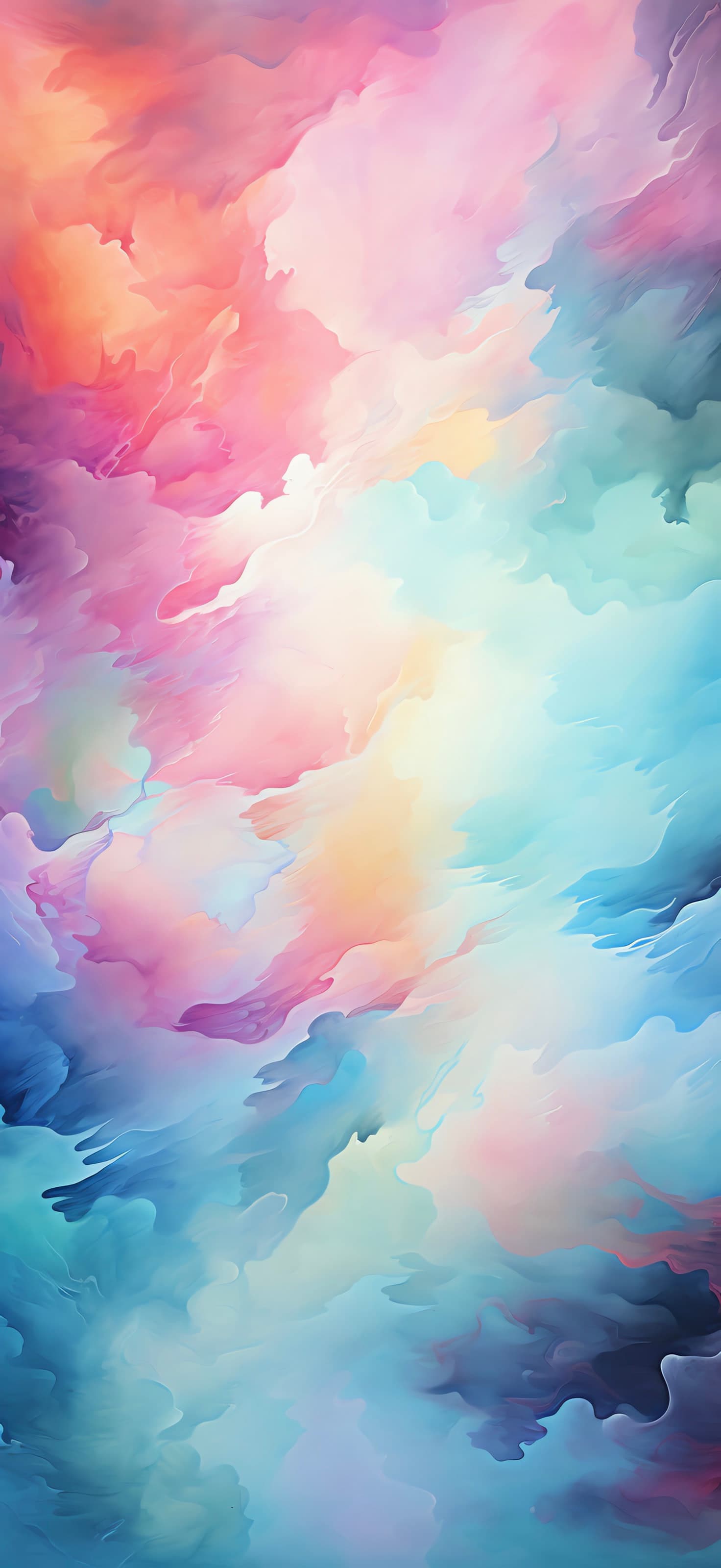 Colorful Clouds - free phone wallpaper