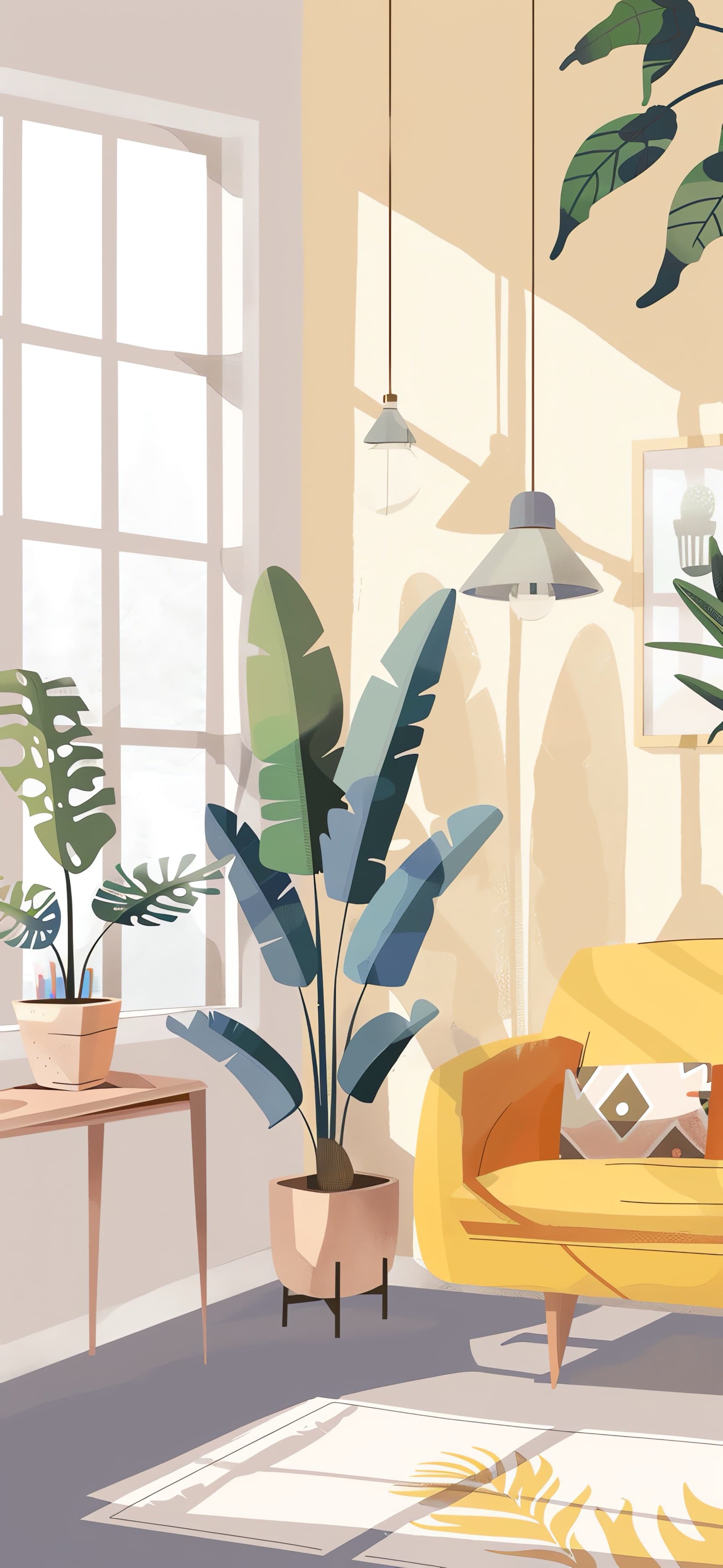 Sunny Indoor Still - free phone wallpaper