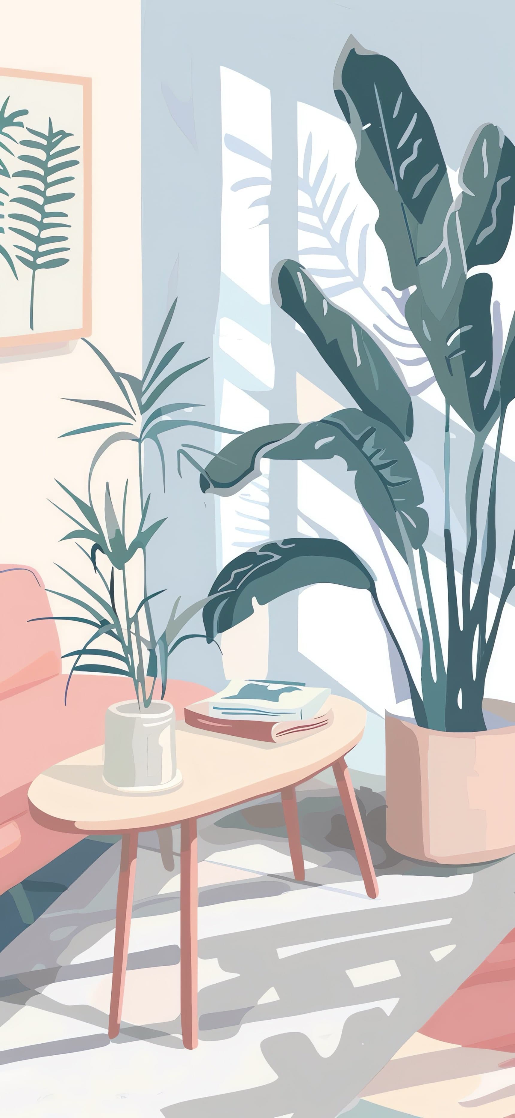 Indoor Plant Corner - free phone wallpaper