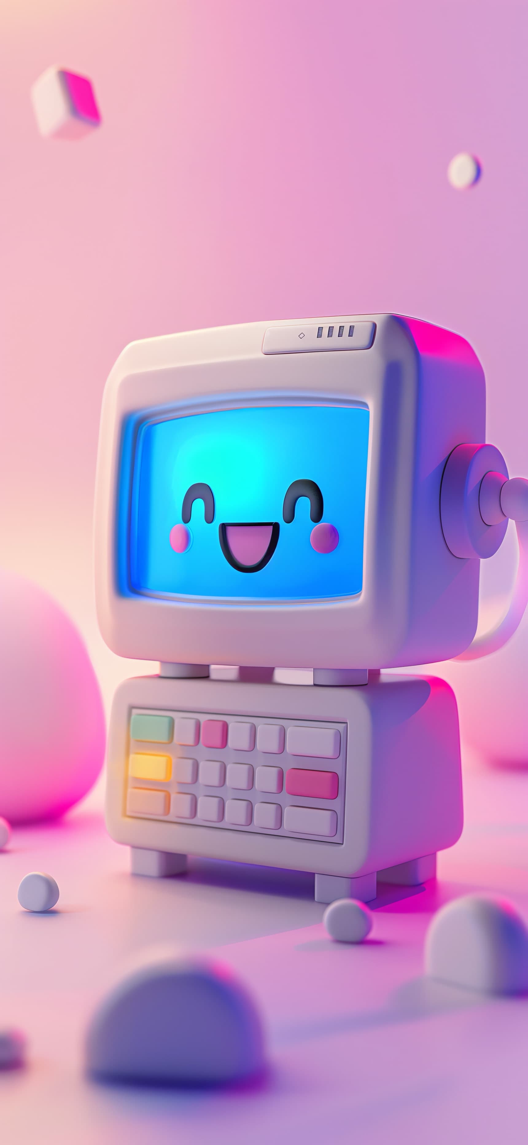Retro Smile - free phone wallpaper