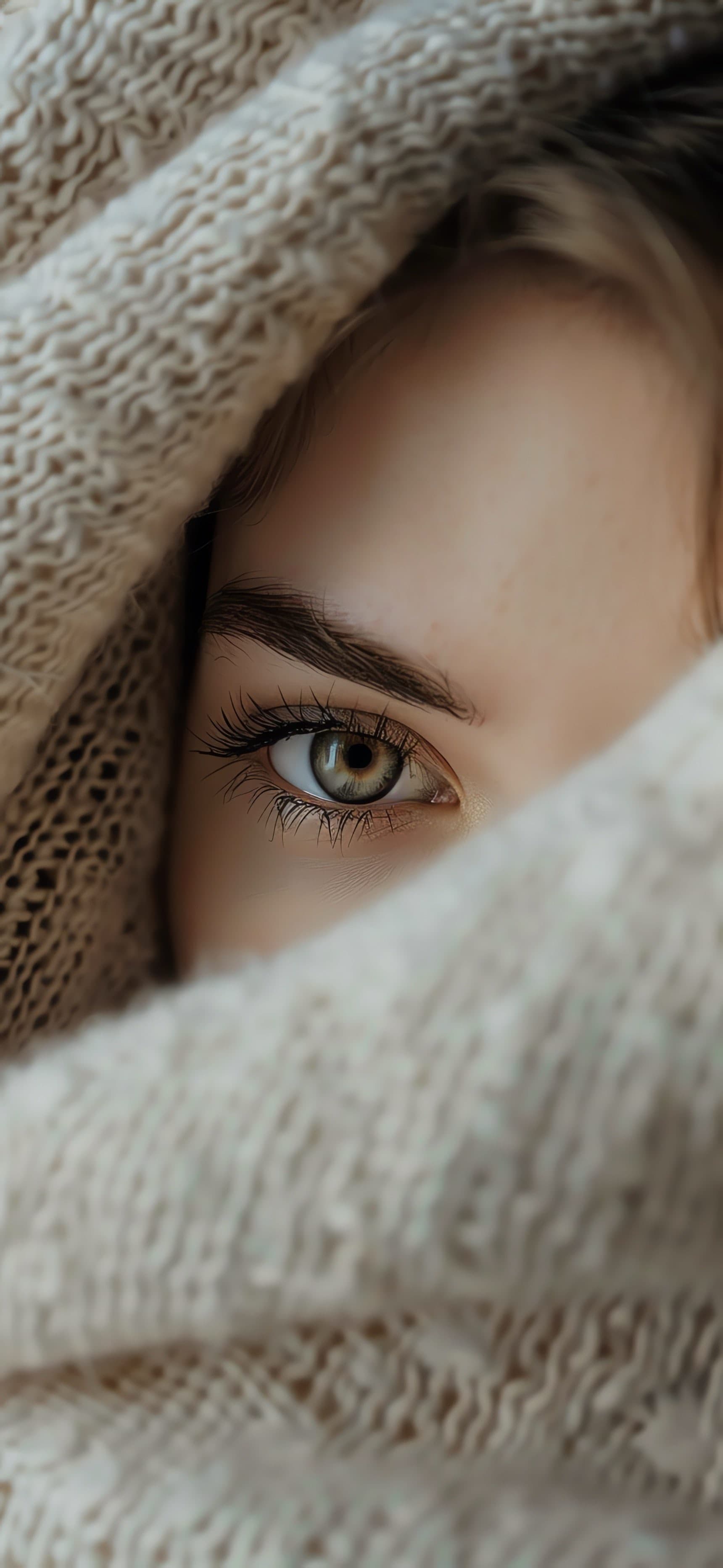 Intimate Eye Portrait - free phone wallpaper