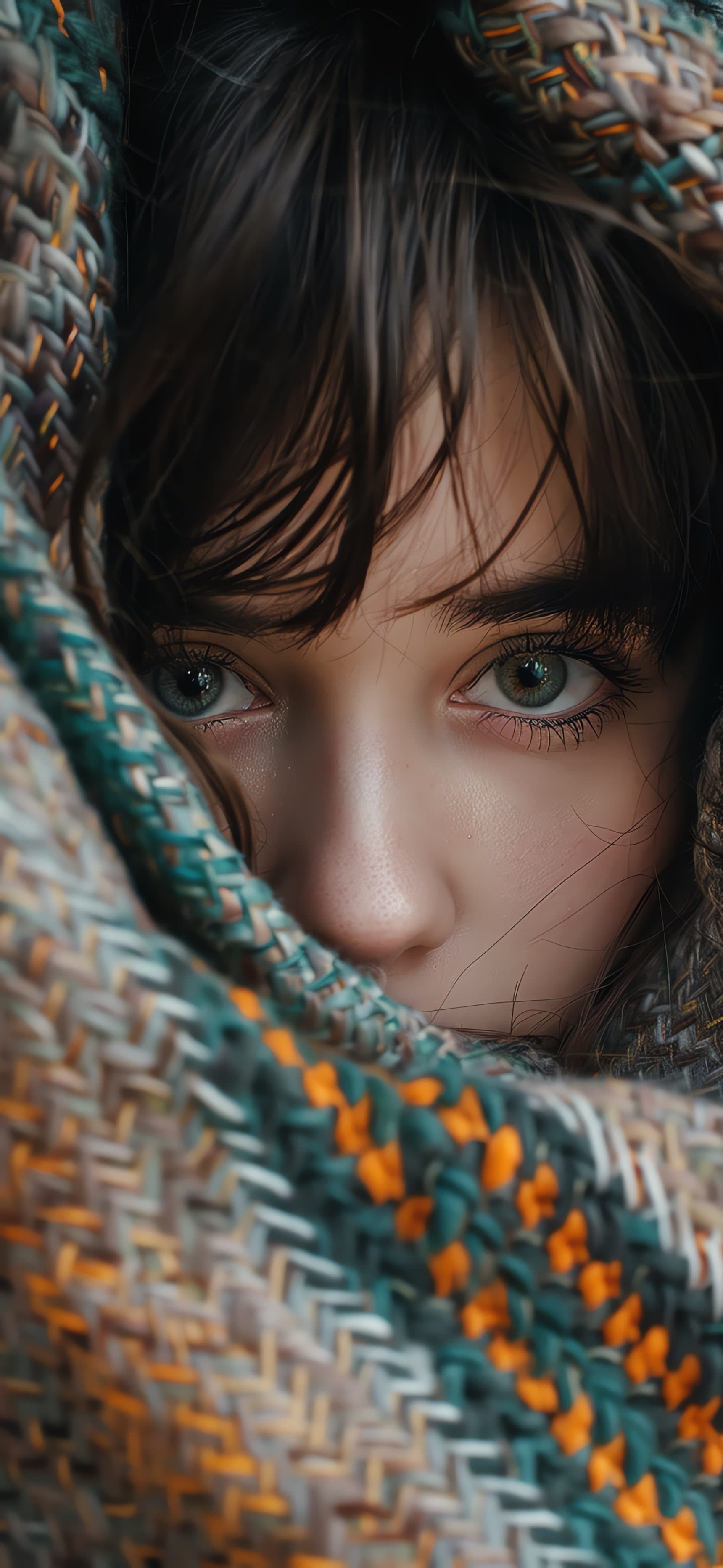 Intense Gaze - free phone wallpaper