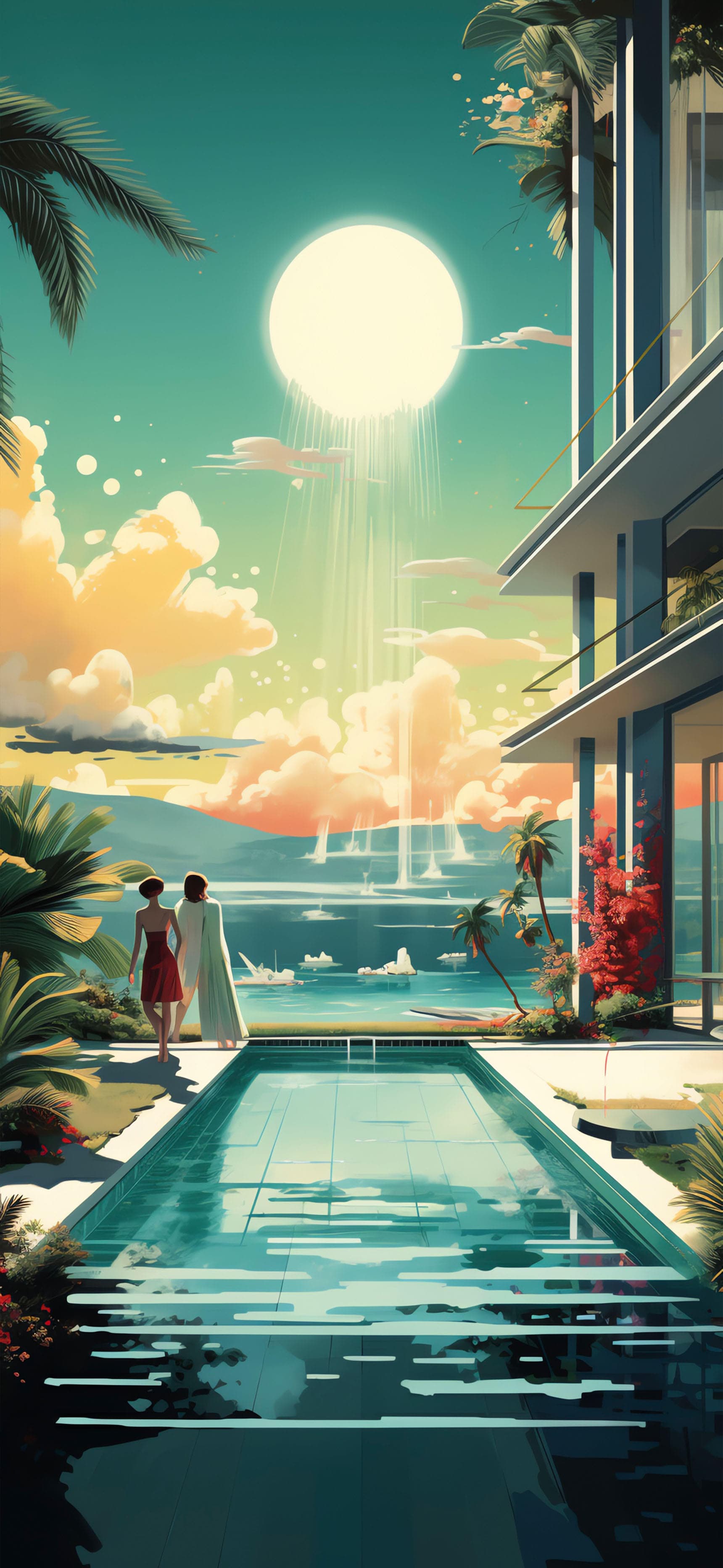 Coastal Luxury Living - free phone wallpaper