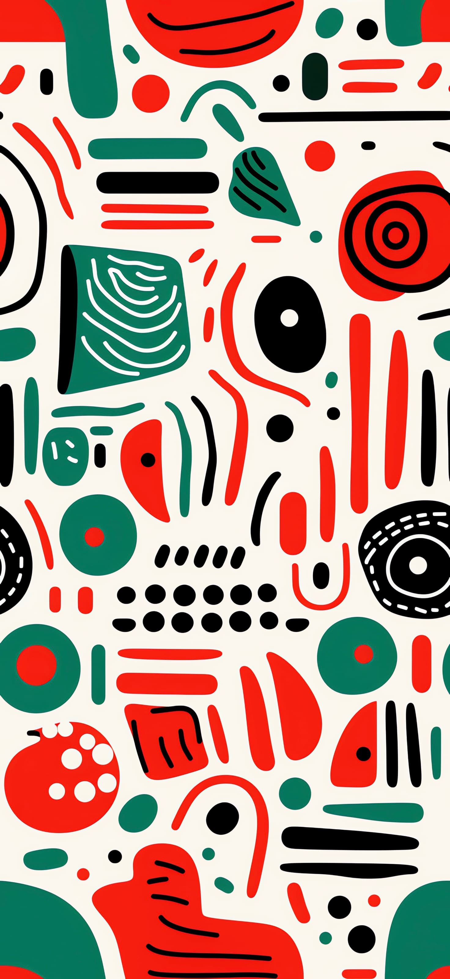 Abstract Organic Shapes - free phone wallpaper