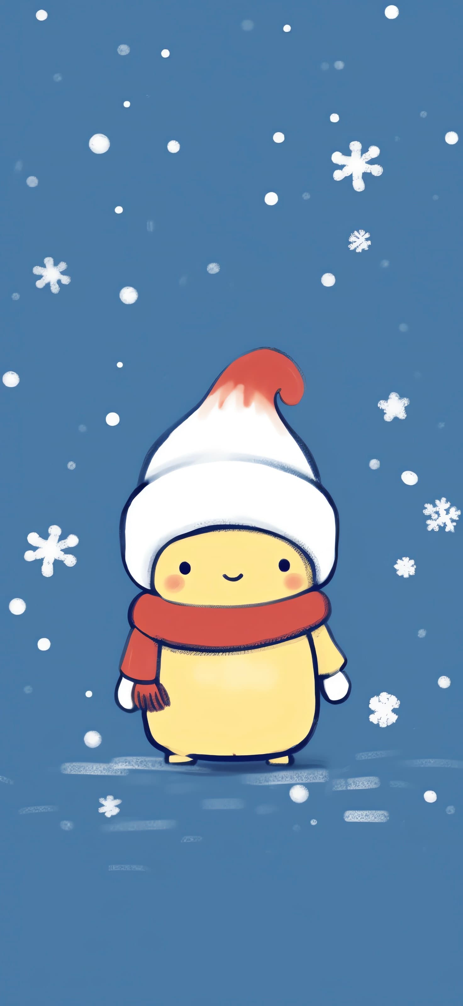 Cute Christmas Character - free phone wallpaper