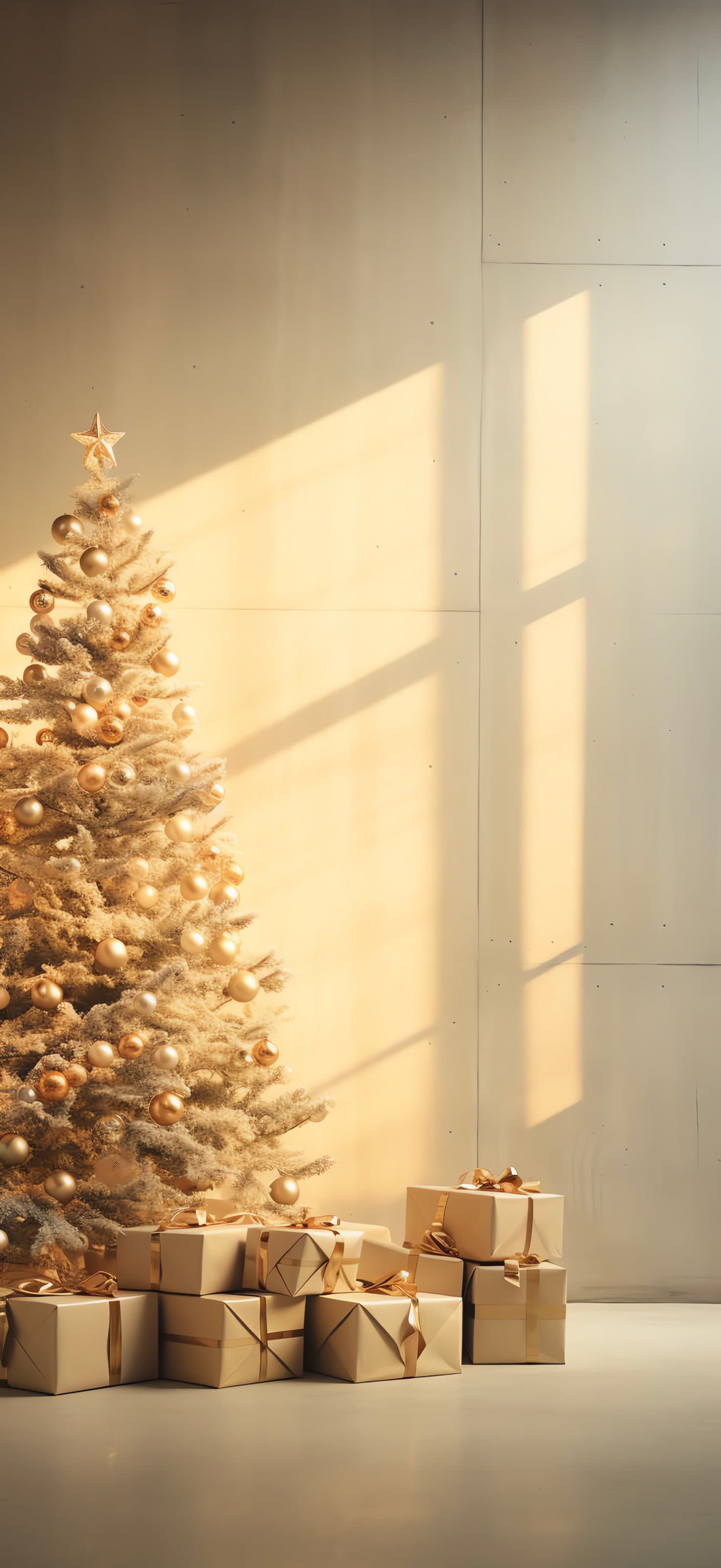 Minimalist Christmas Tree - free phone wallpaper