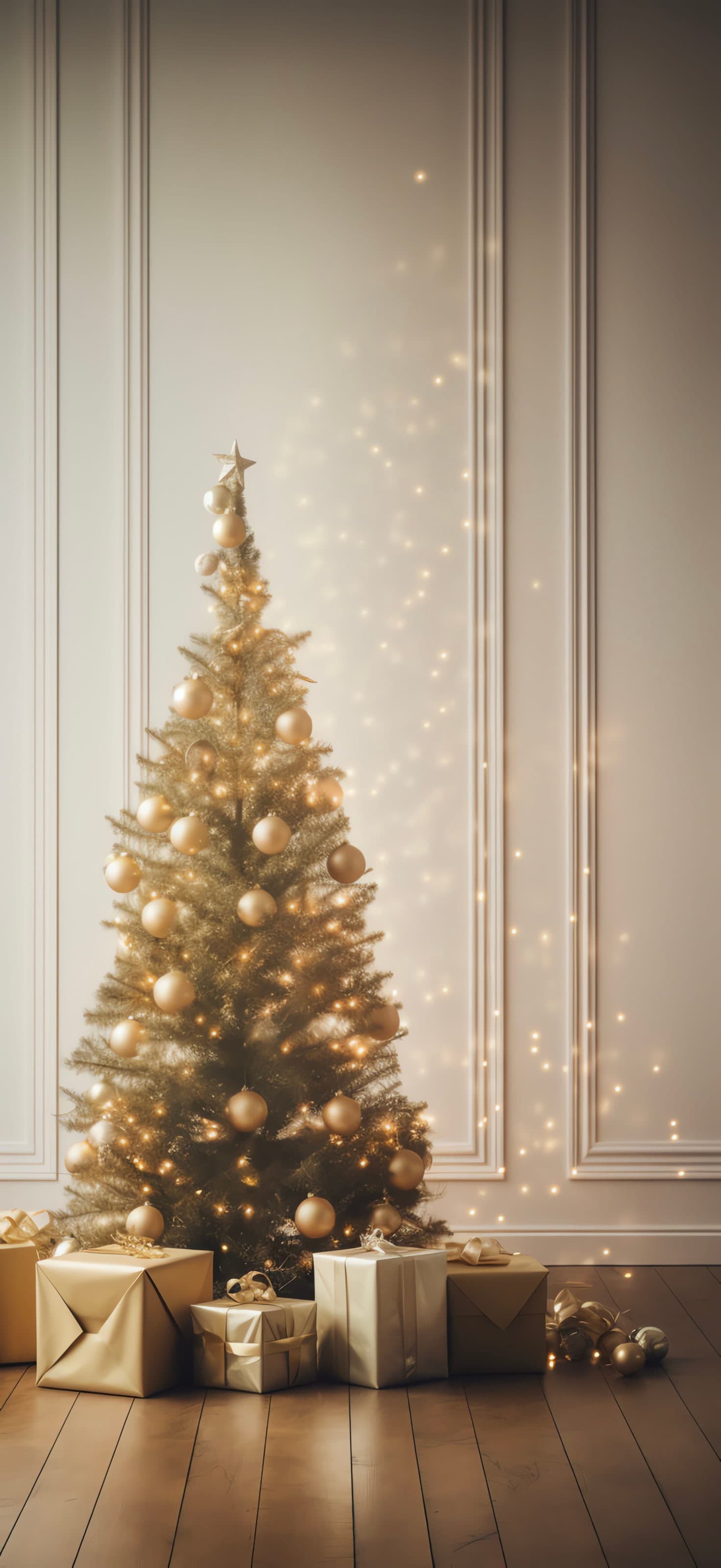 Elegant Christmas Sparkle - free phone wallpaper