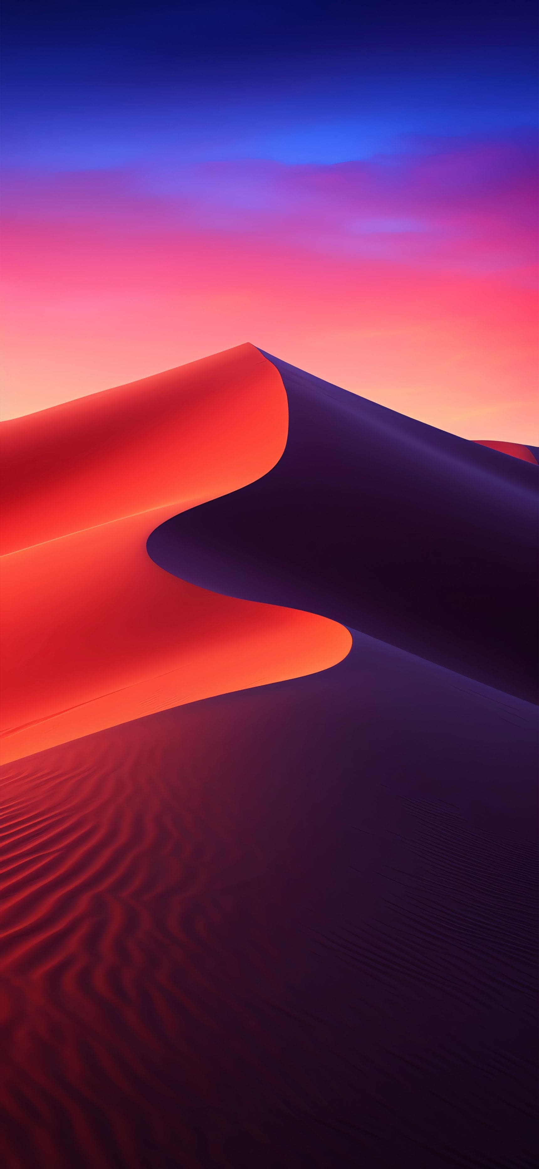 Desert Dune Gradient - free phone wallpaper