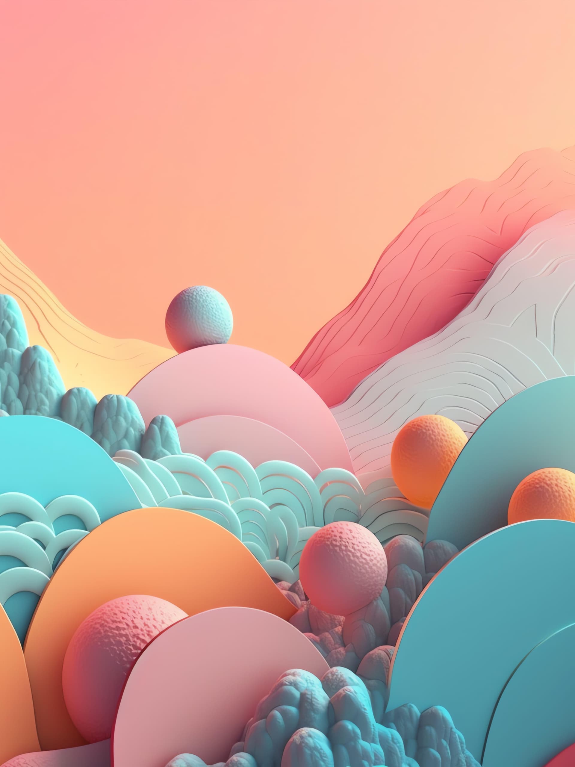 Pastel Dreamscape - free phone wallpaper