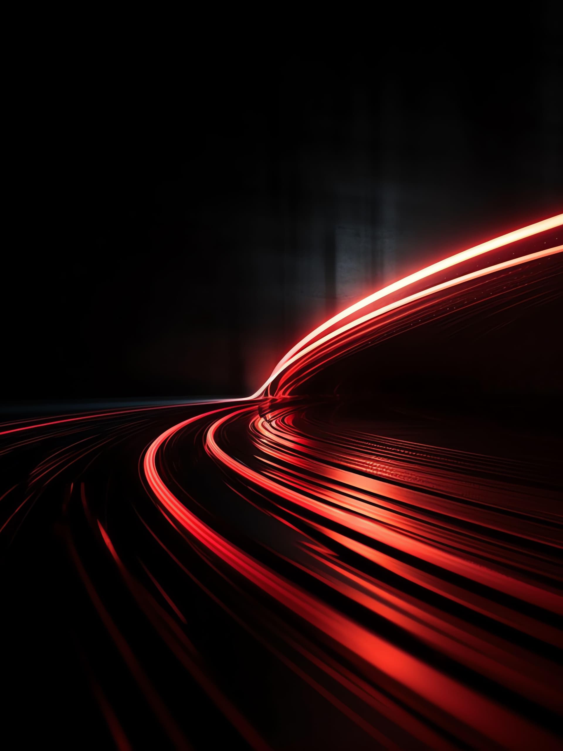 Neon Light Trails - free phone wallpaper
