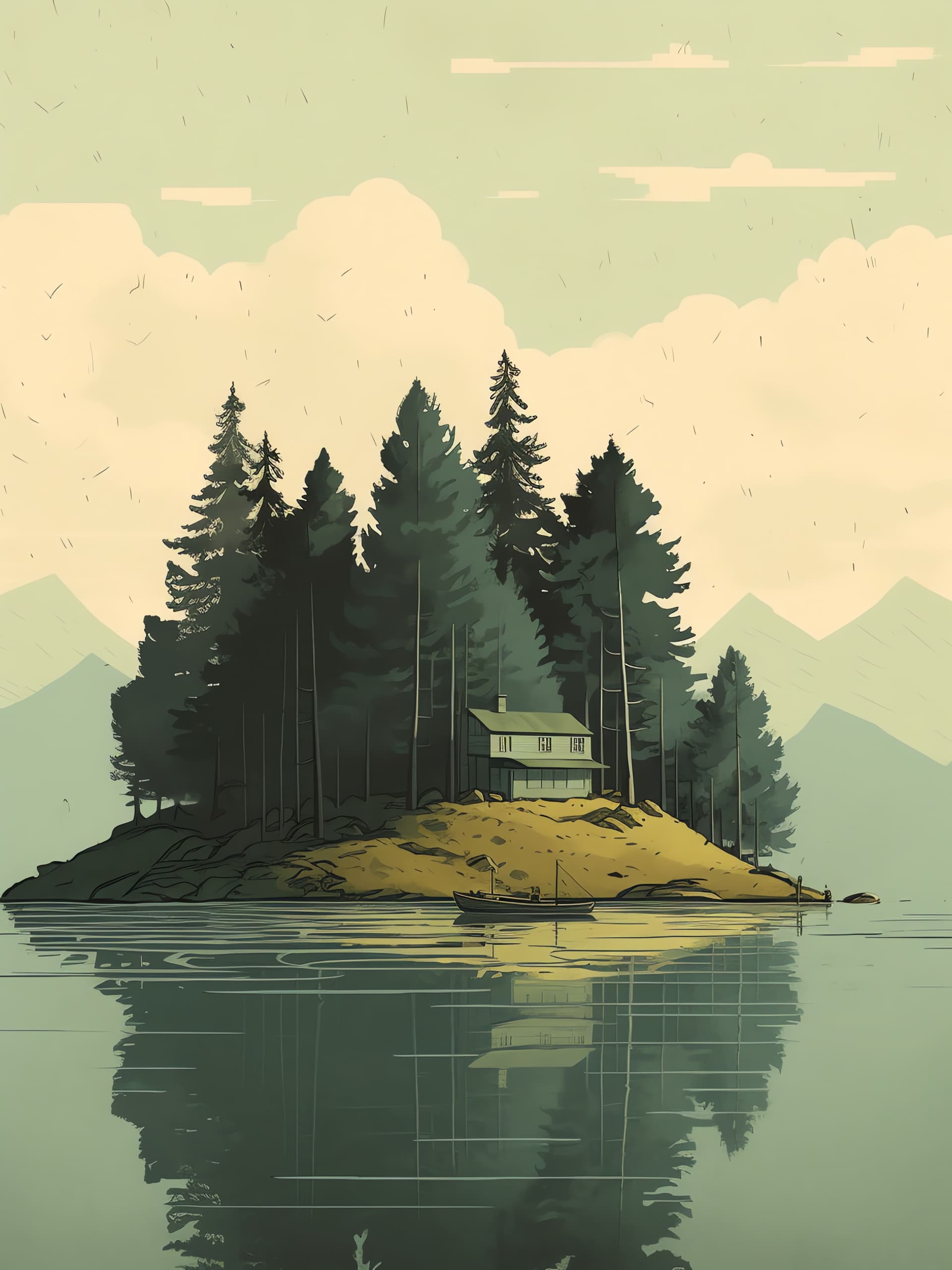 Island Retreat - free phone wallpaper
