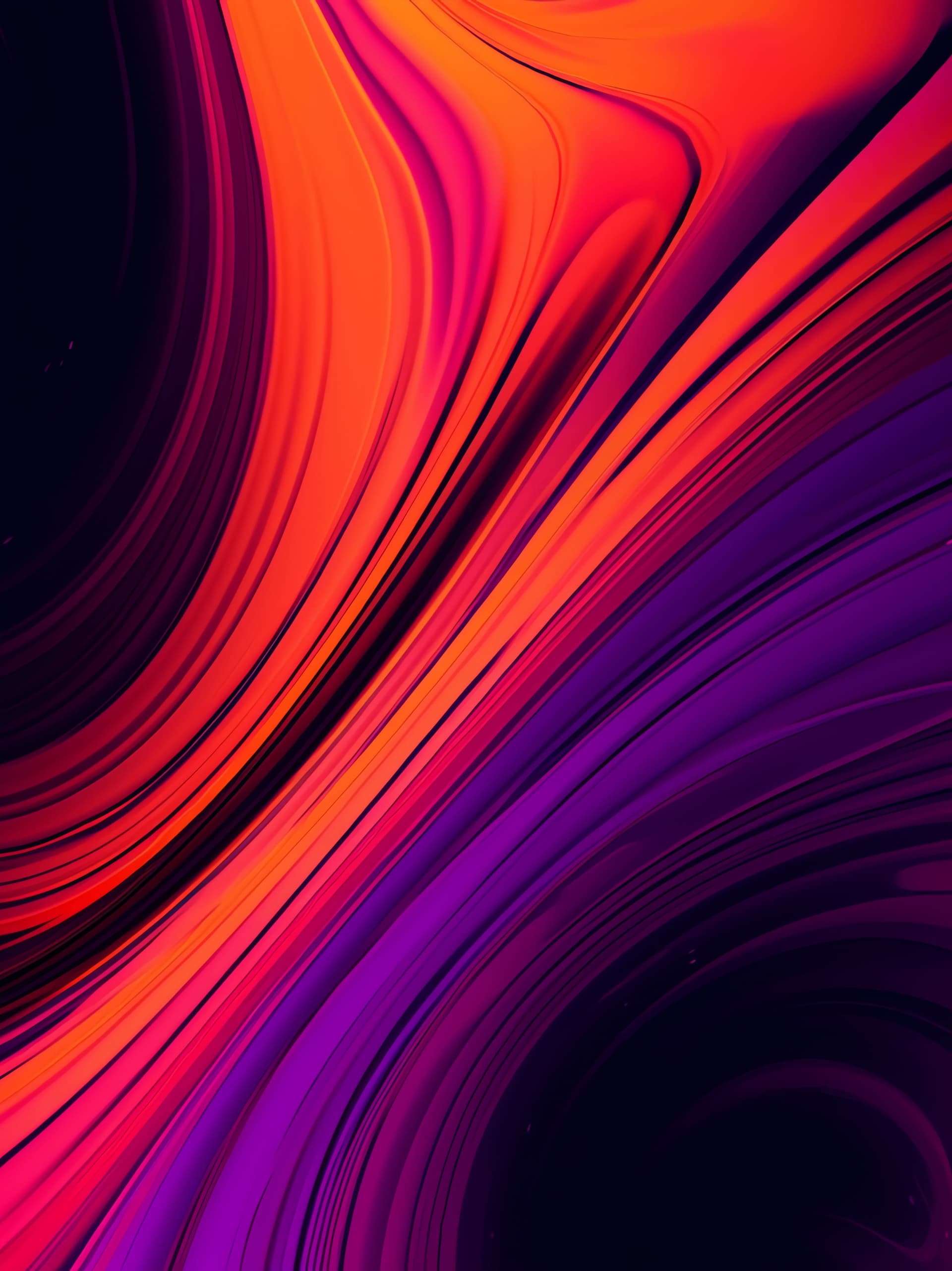 Abstract Color Swirl - free phone wallpaper