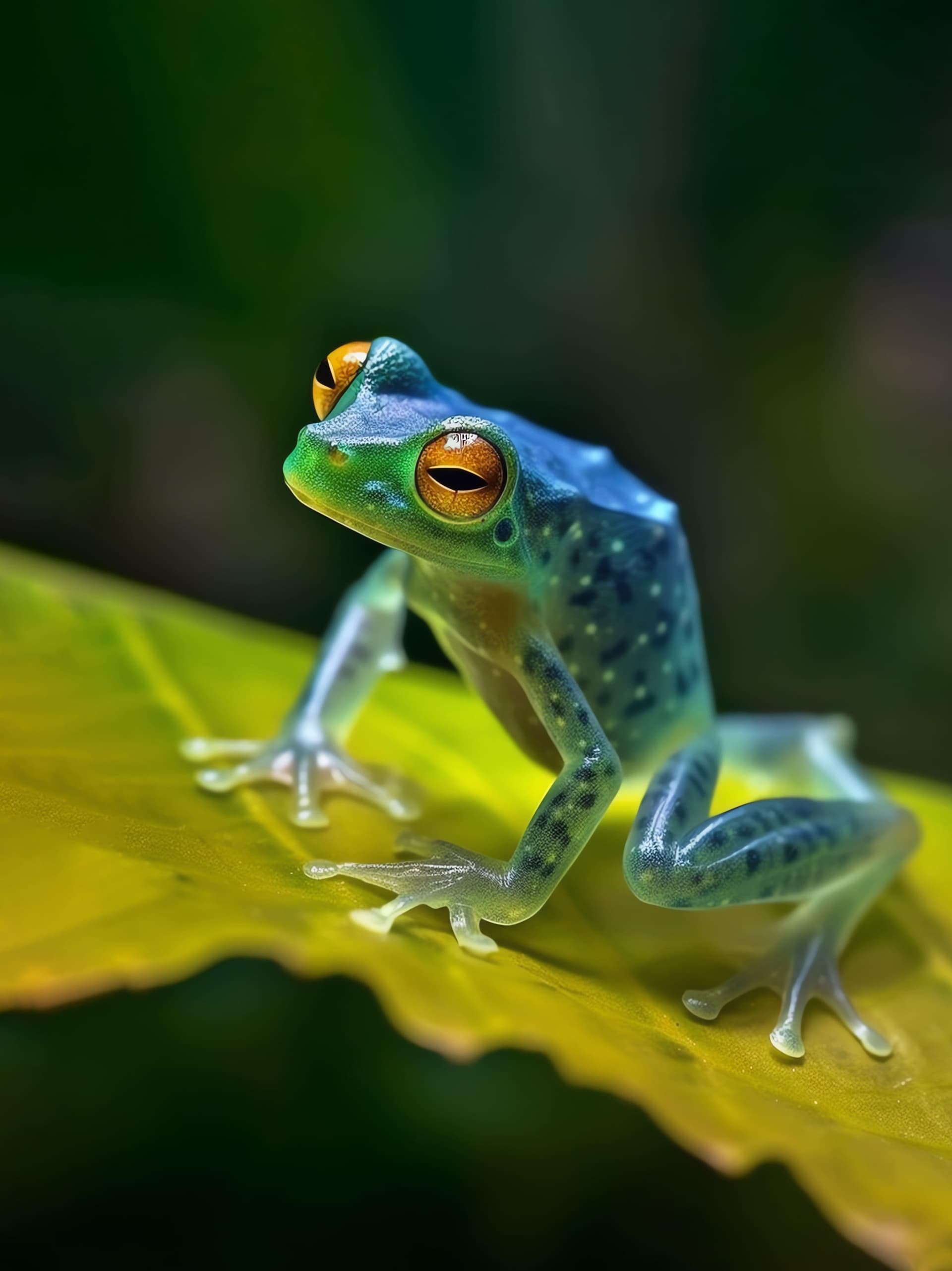 Glass Frog - free phone wallpaper