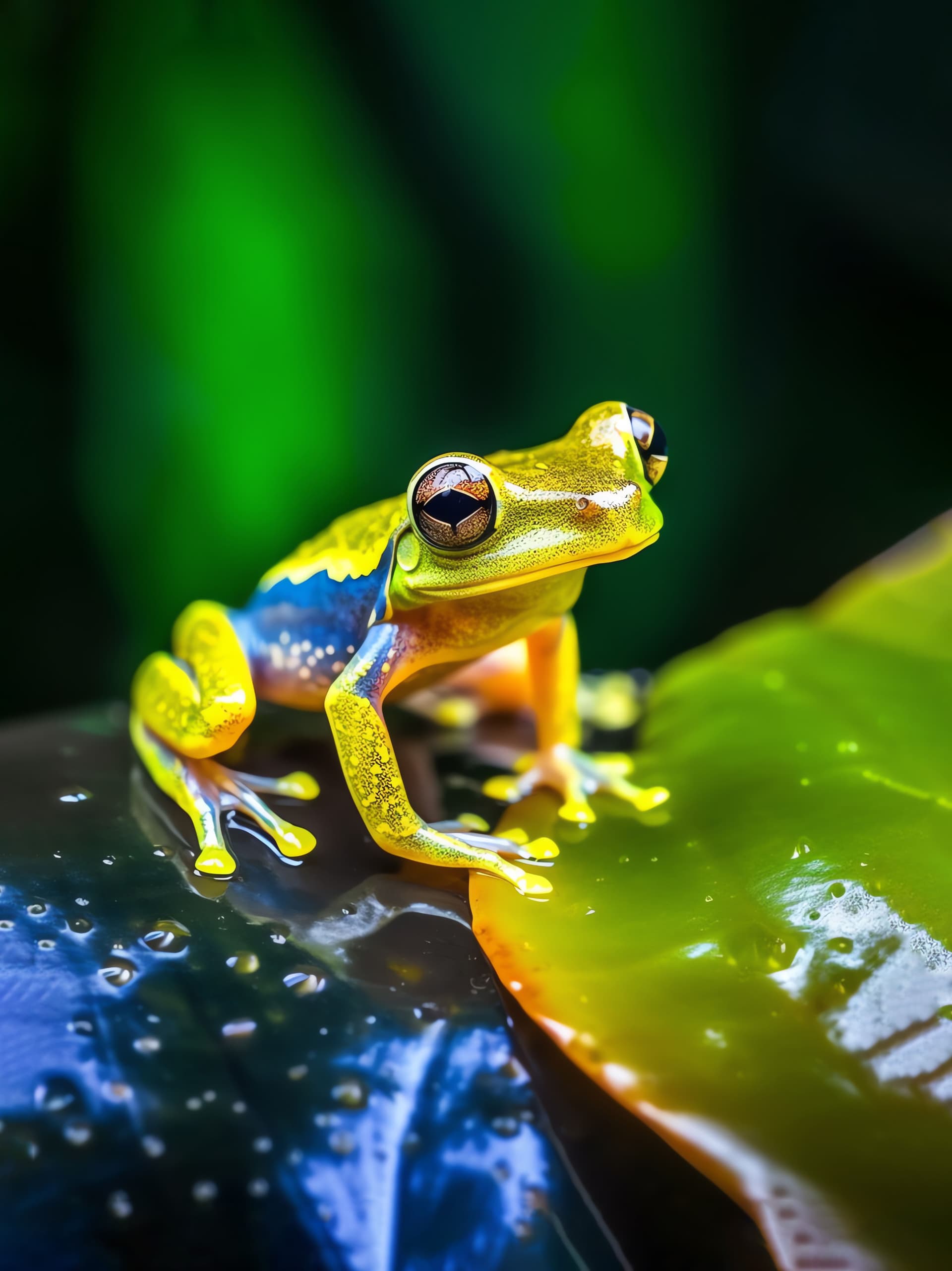Tropical Frog - free phone wallpaper