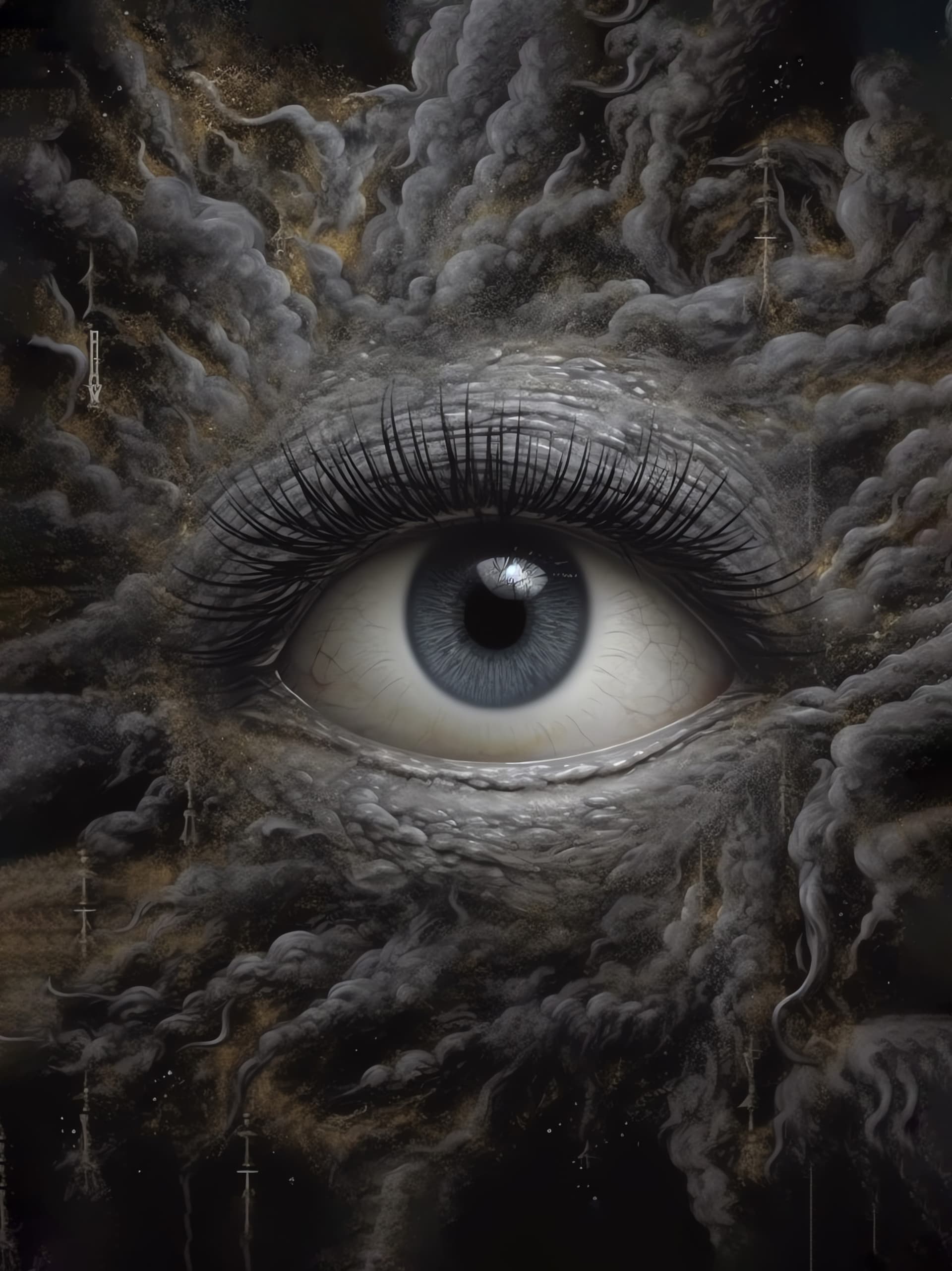 Ethereal Eye - free phone wallpaper