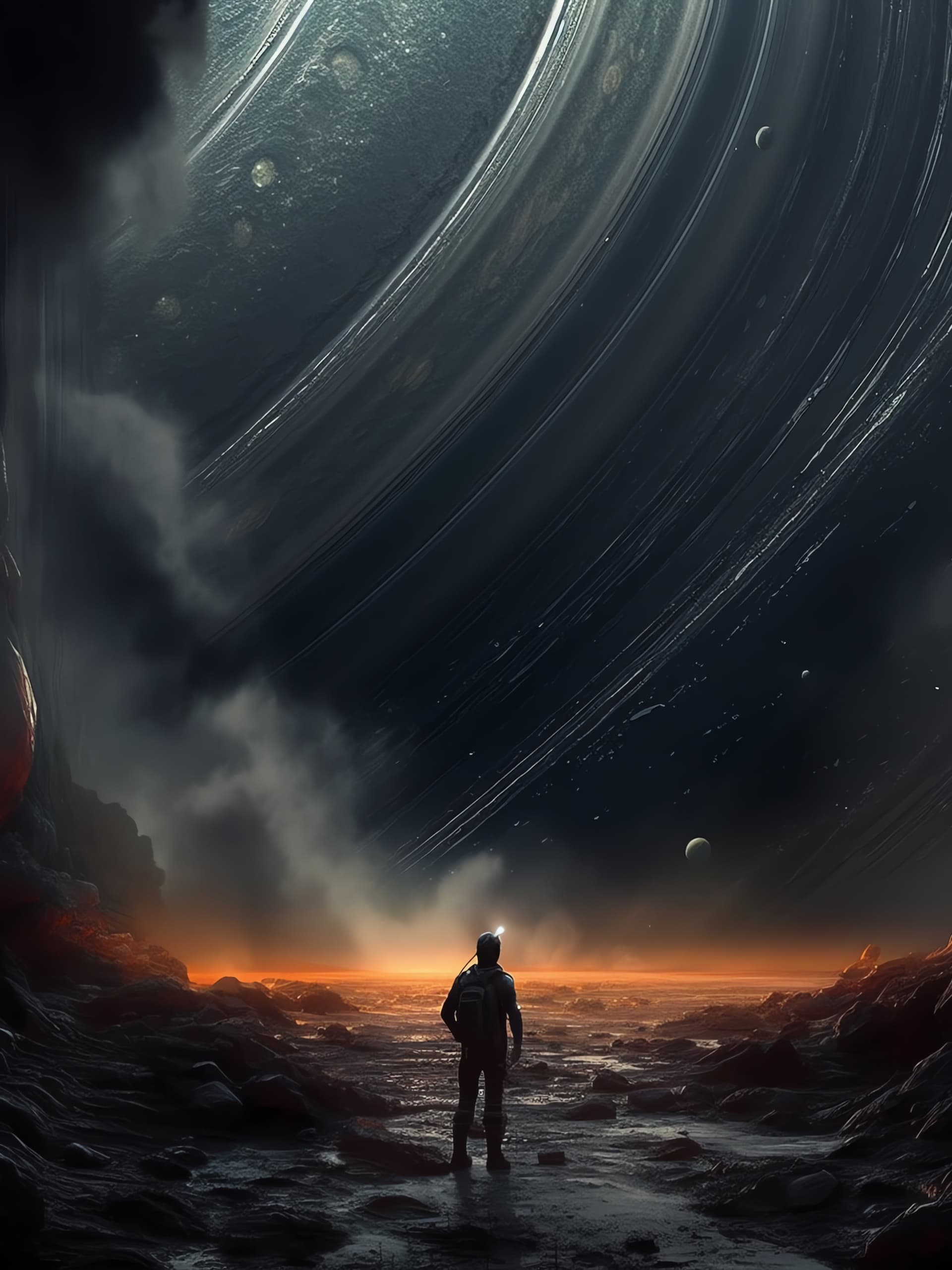 Cosmic Wanderer - free phone wallpaper
