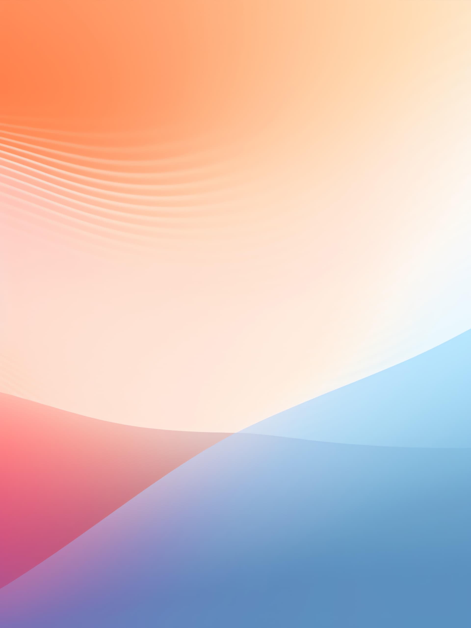 Gradient Wave Abstract - free phone wallpaper