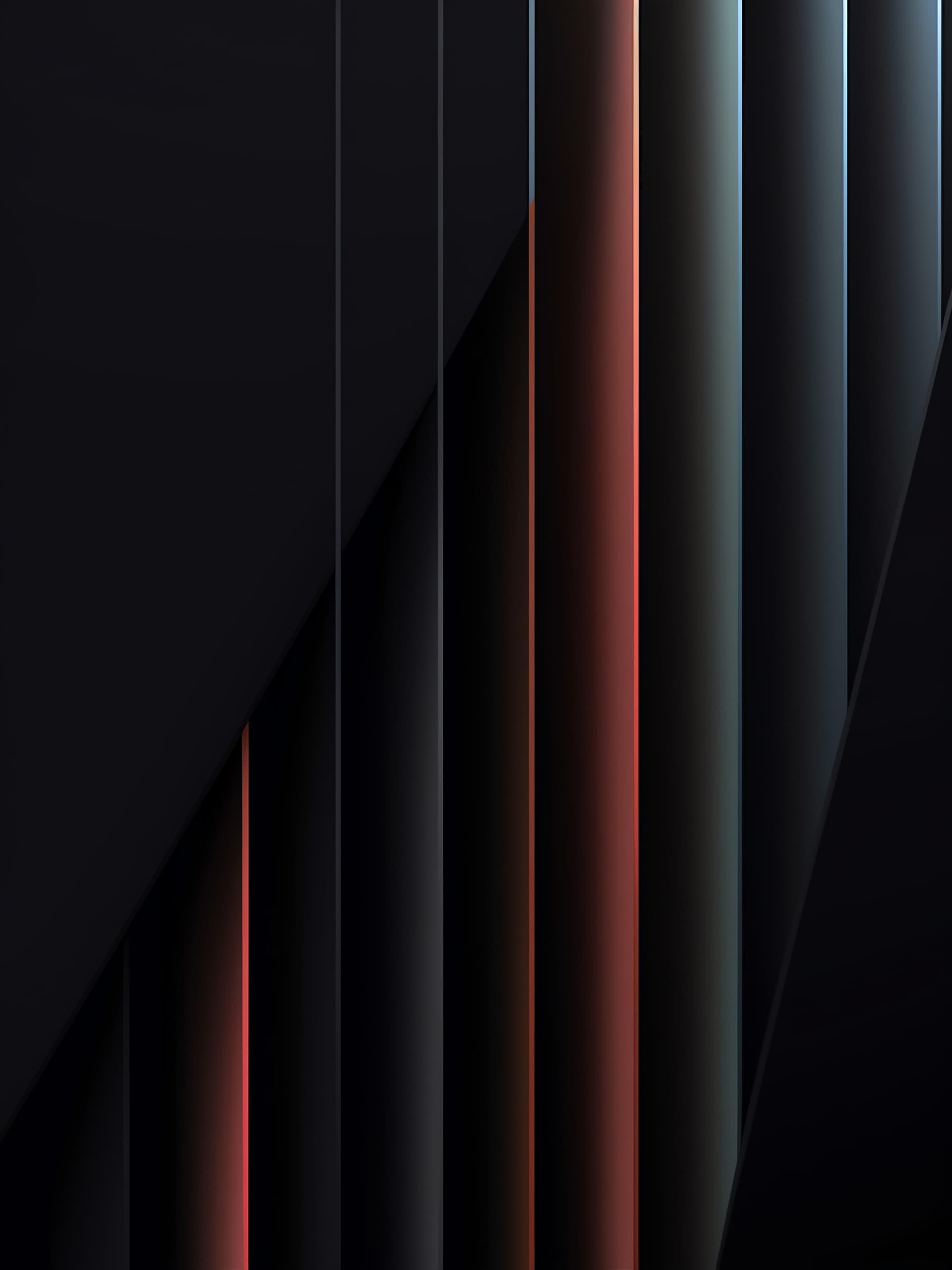 Geometric Dark Layers - free phone wallpaper