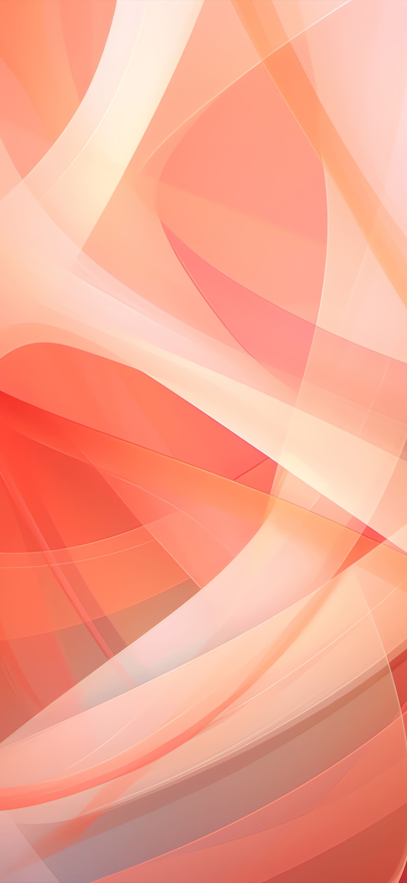 Abstract Coral Waves - free phone wallpaper