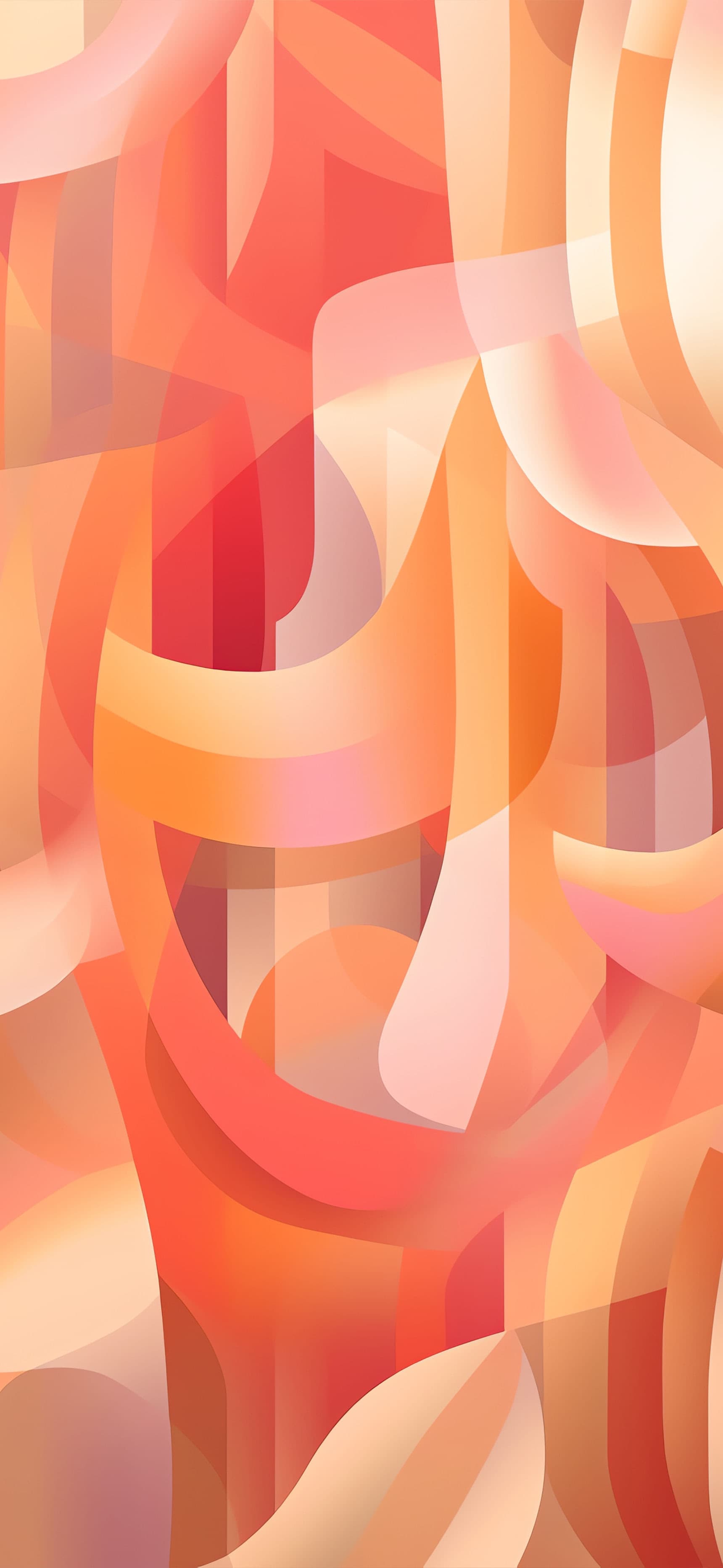 Curved Abstract - free phone wallpaper